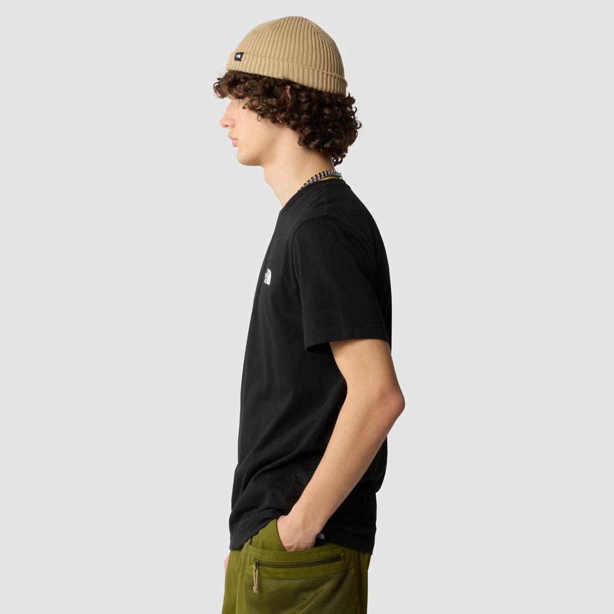 M S/S SIMPLE DOME TEE Black