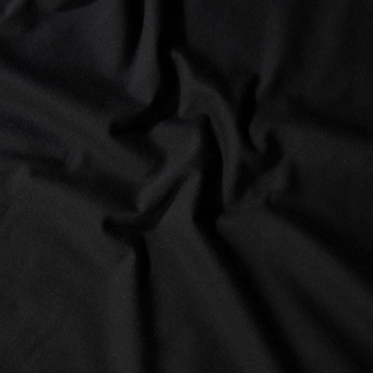 M S/S SIMPLE DOME TEE Black