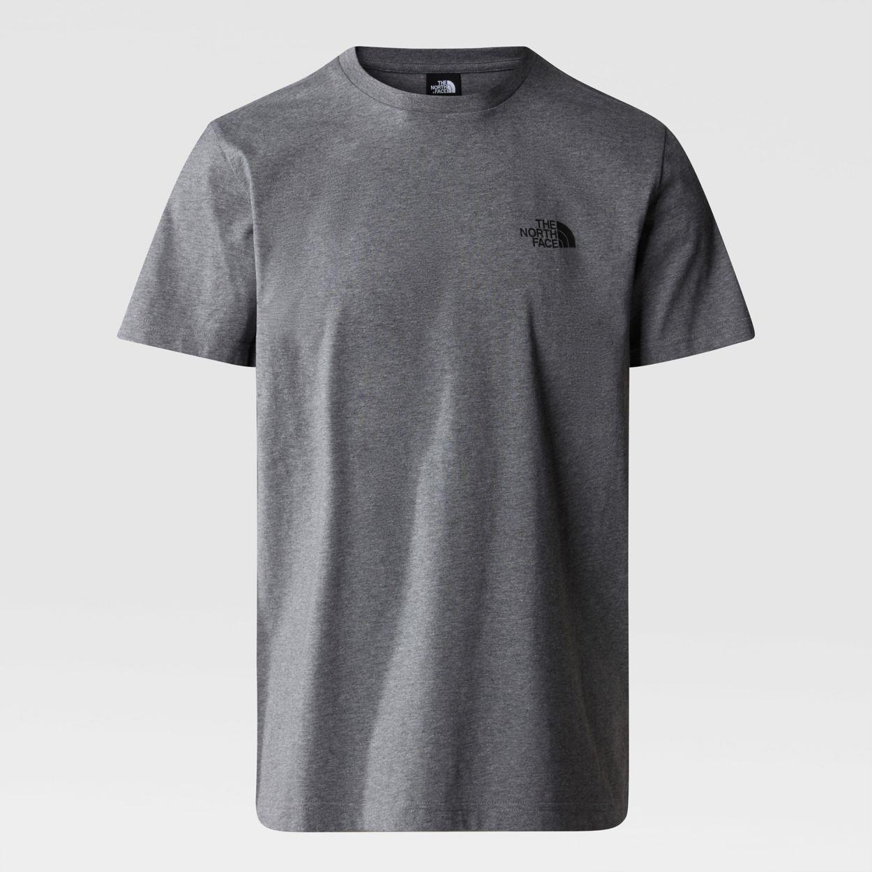 M S/S SIMPLE DOME TEE GREY