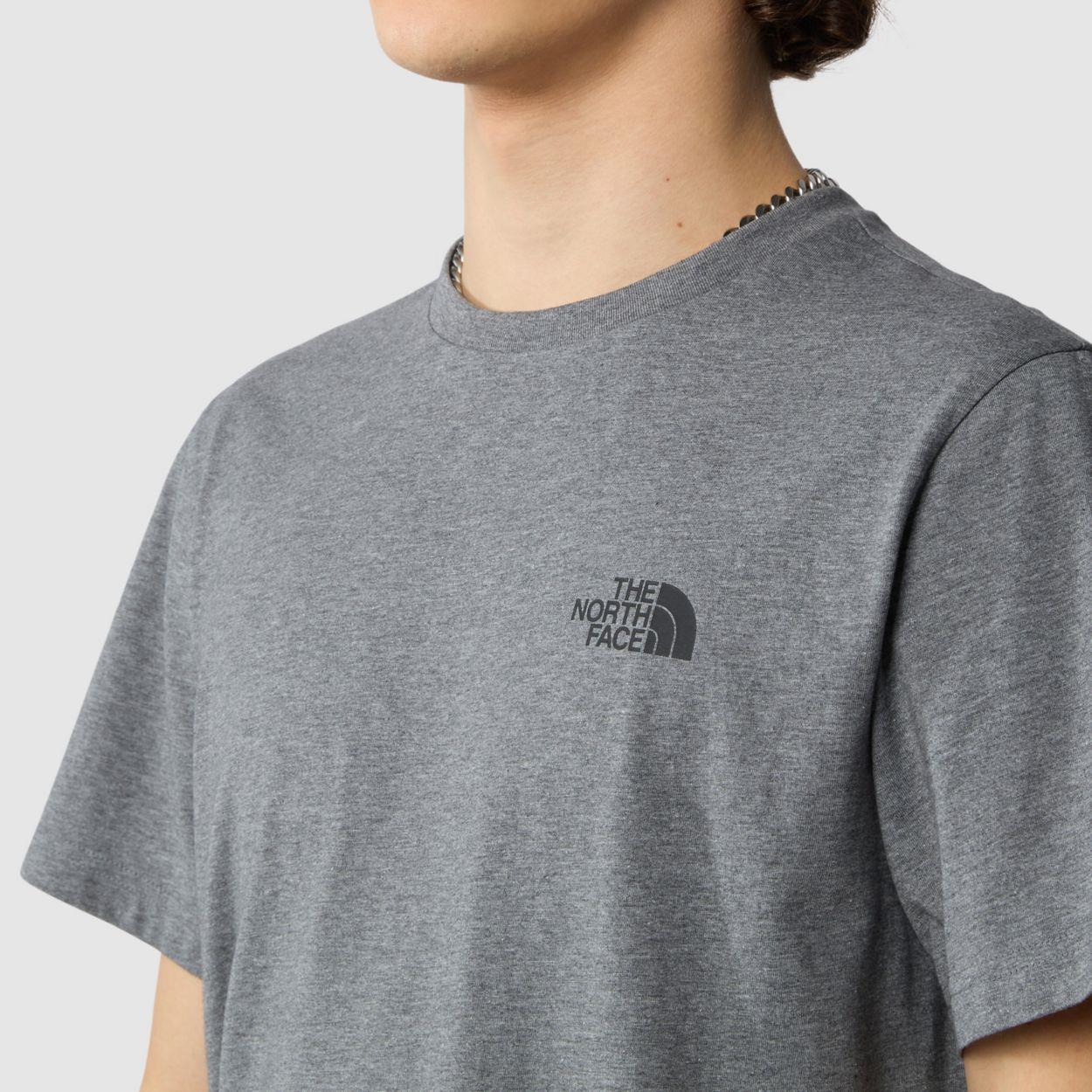 M S/S SIMPLE DOME TEE GREY