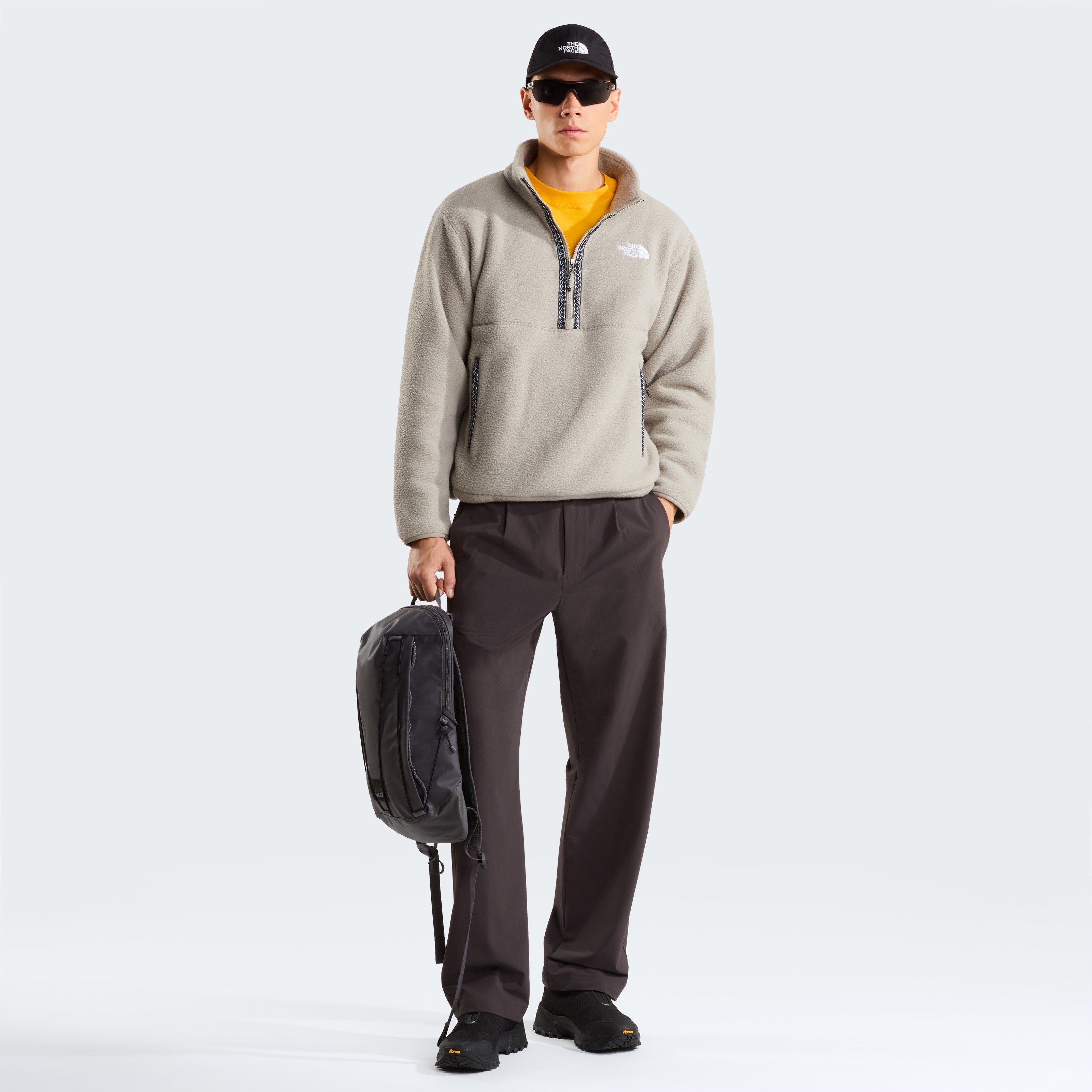 M TNF FLEESKI 1/4 ZIP PO Stone Slab