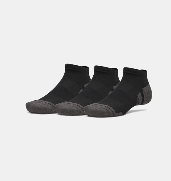 New Ua Perf Tech 3Pk Low Siyah