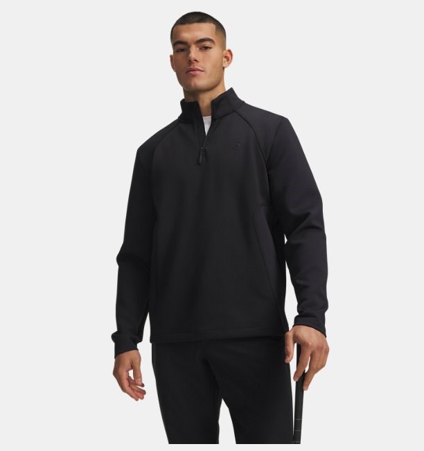 Ua Drive Midlayer 1/4 Zip Black