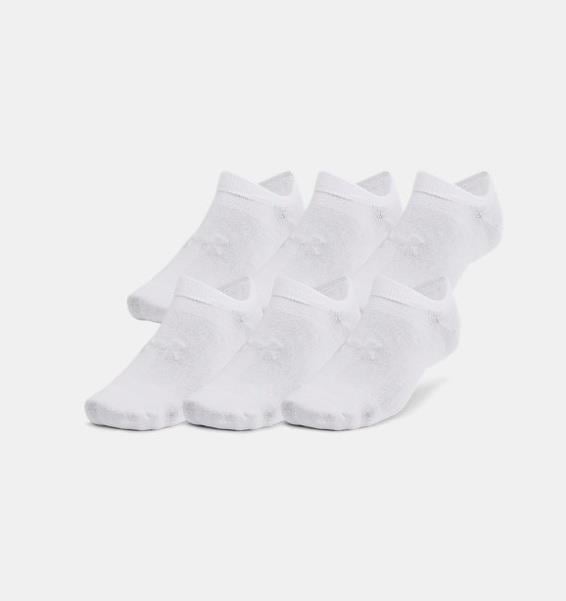 UA Essential No Show 6pk White