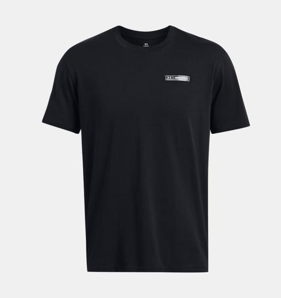 UA HW ARMOUR LABEL SS Black