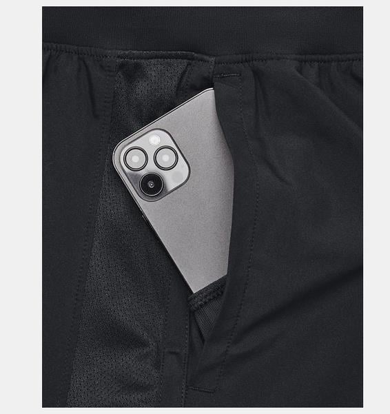 UA LAUNCH 7'' 2-IN-1 SHORTS Black