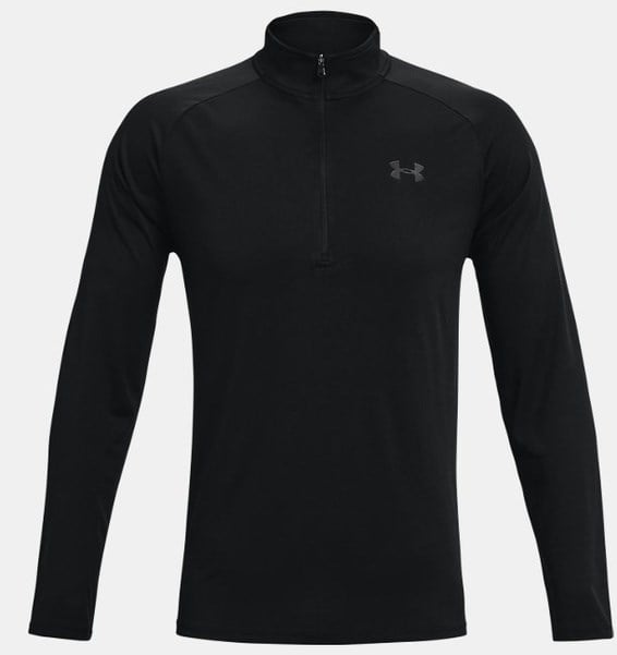 Ua Tech 2.0 1/2 Zip Black