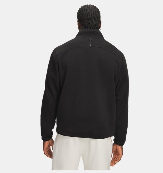Ua Unstoppable Flc 1/2 Zip Siyah