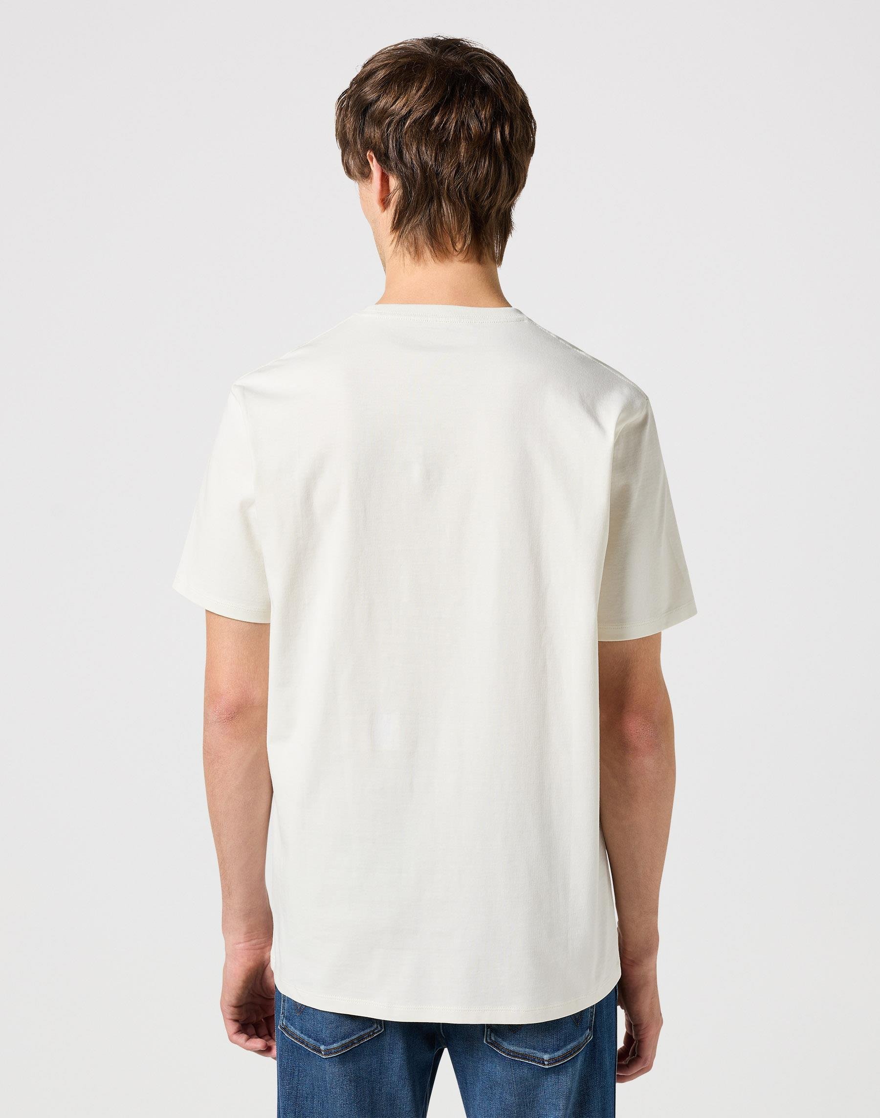 Bisiklet Yaka T-shirt Vintage White