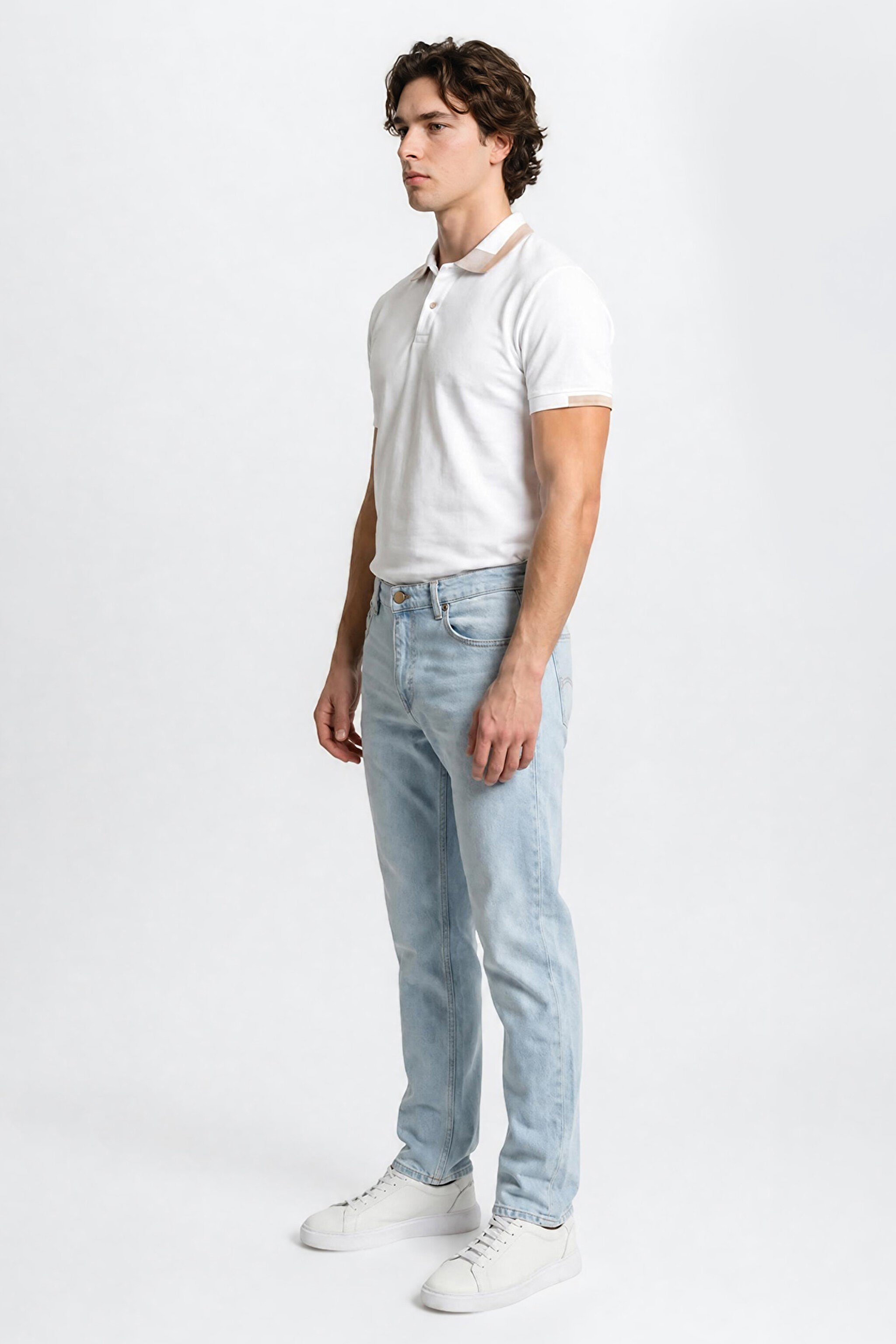 Greensboro Regular Straight Jean Pantolon Whitewater