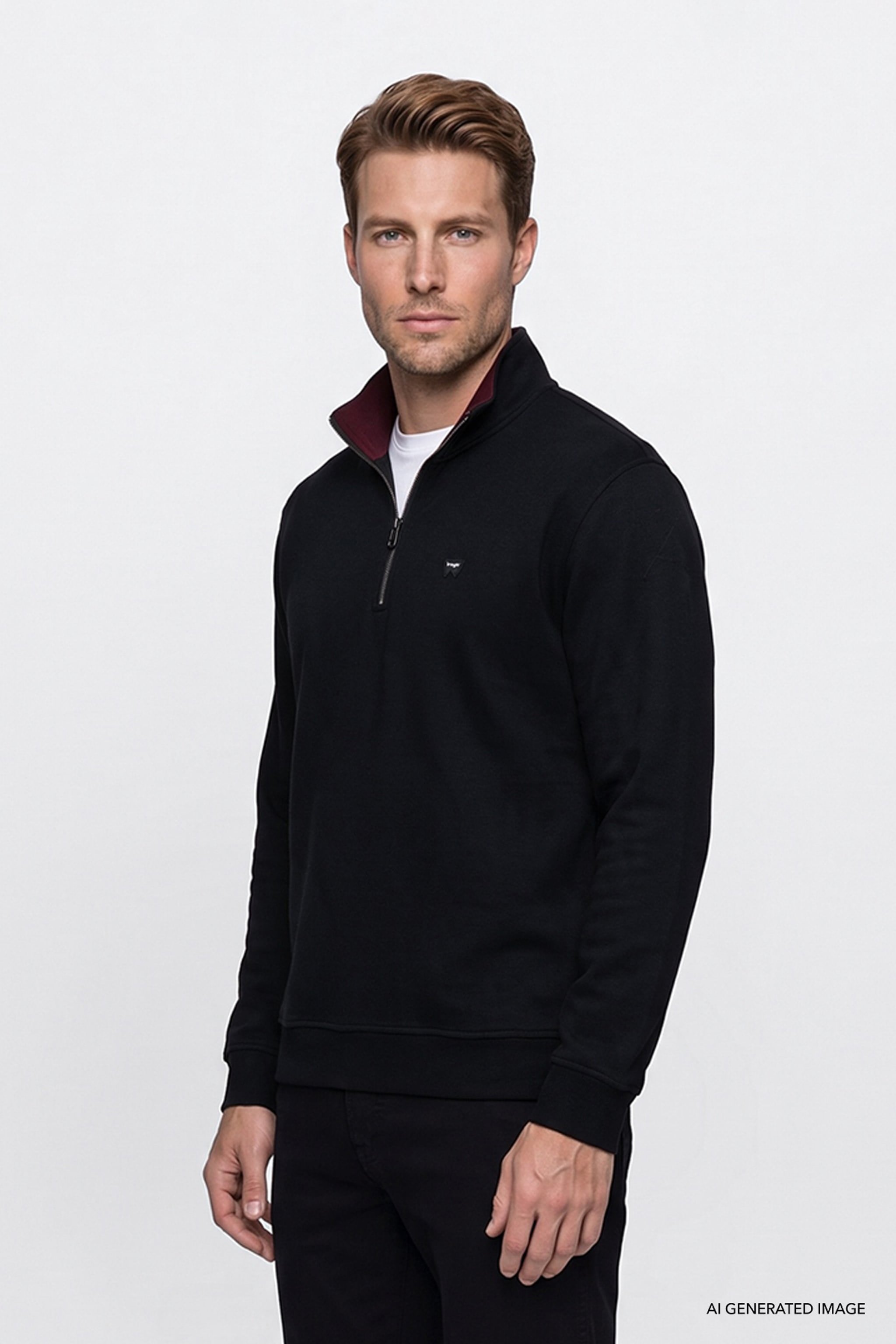 Selanik Half Zip Sweatshirt Black