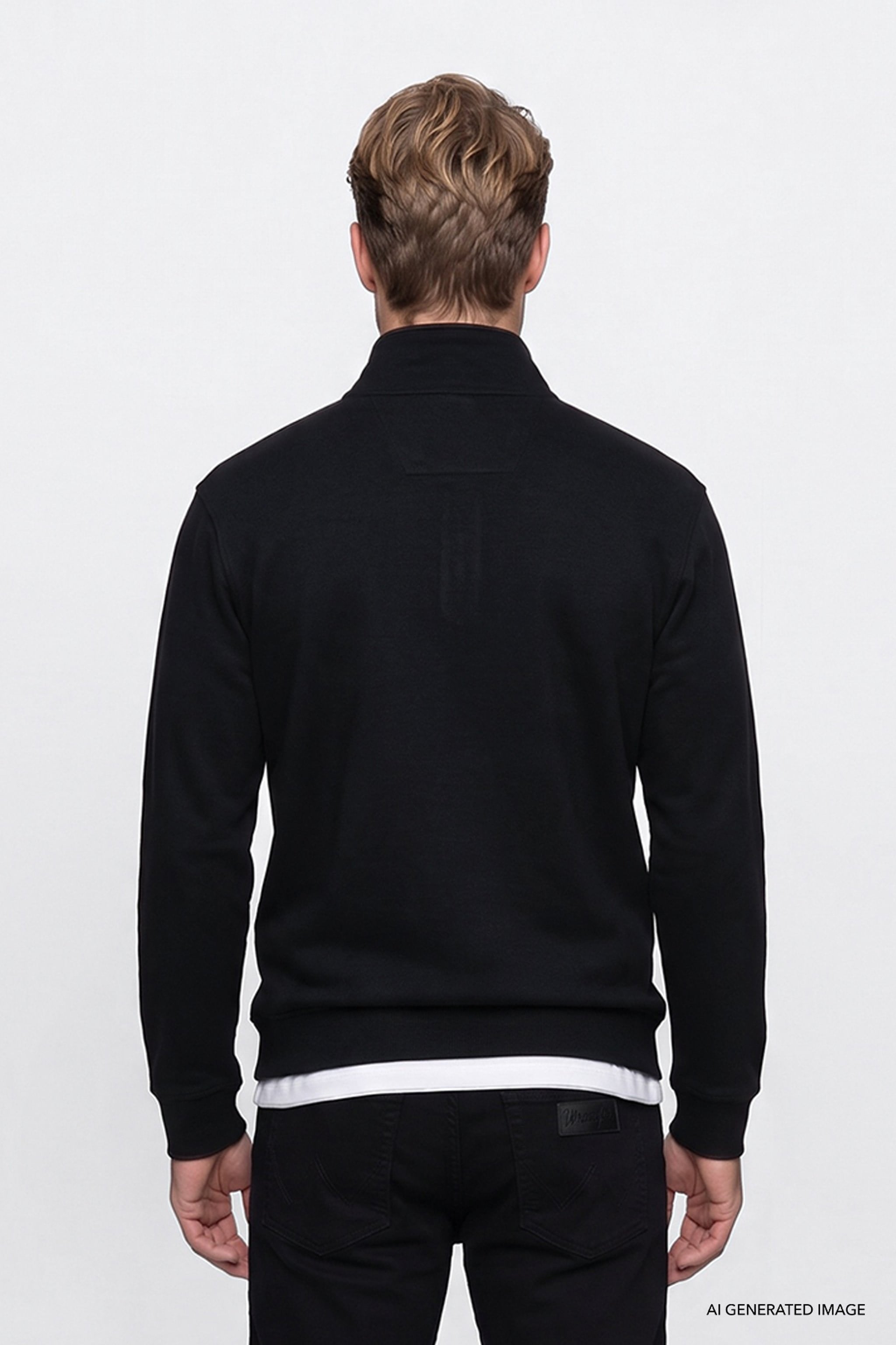 Selanik Half Zip Sweatshirt Black