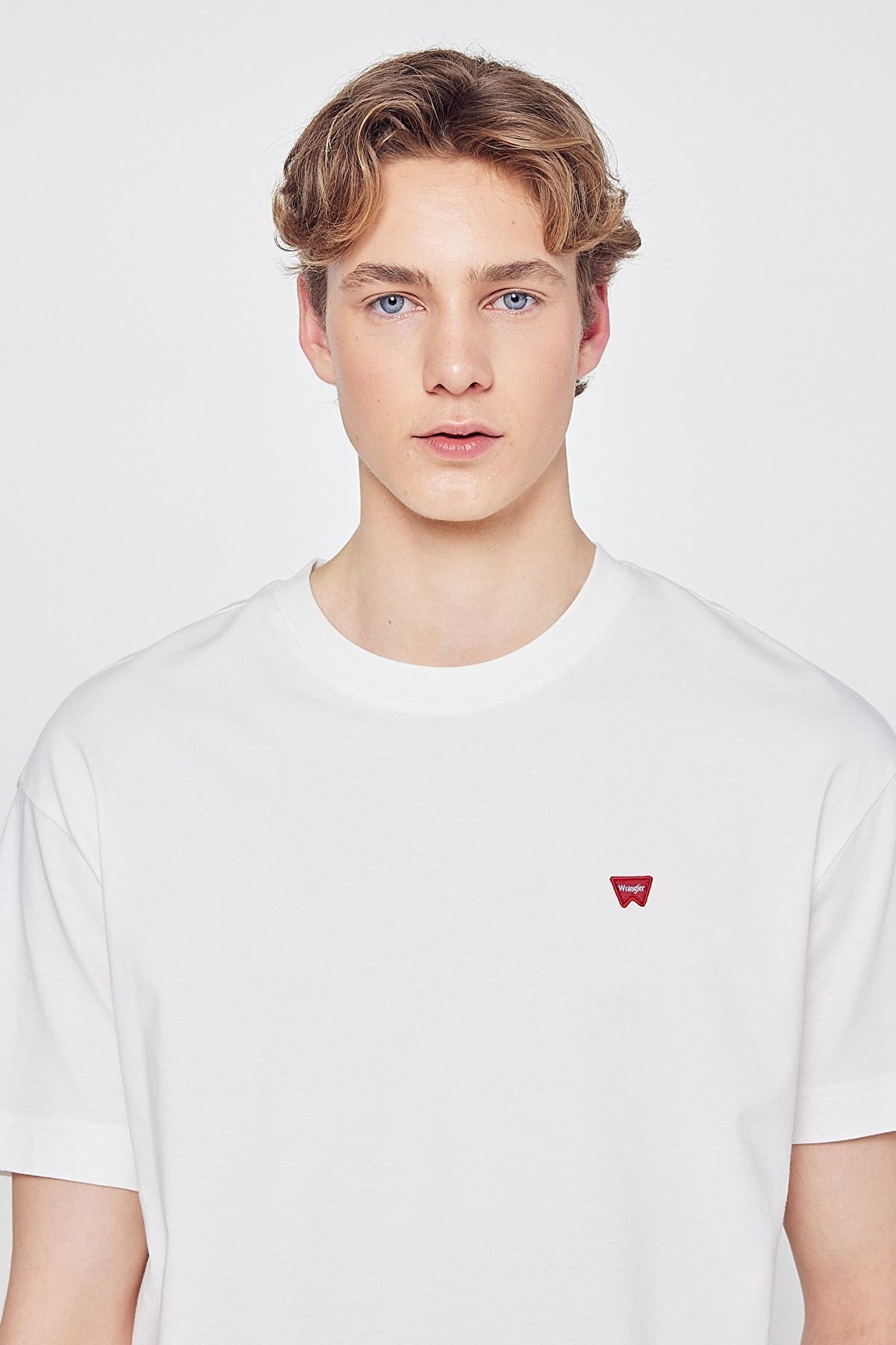 Small Logo Bisiklet Yaka T-shirt Off White