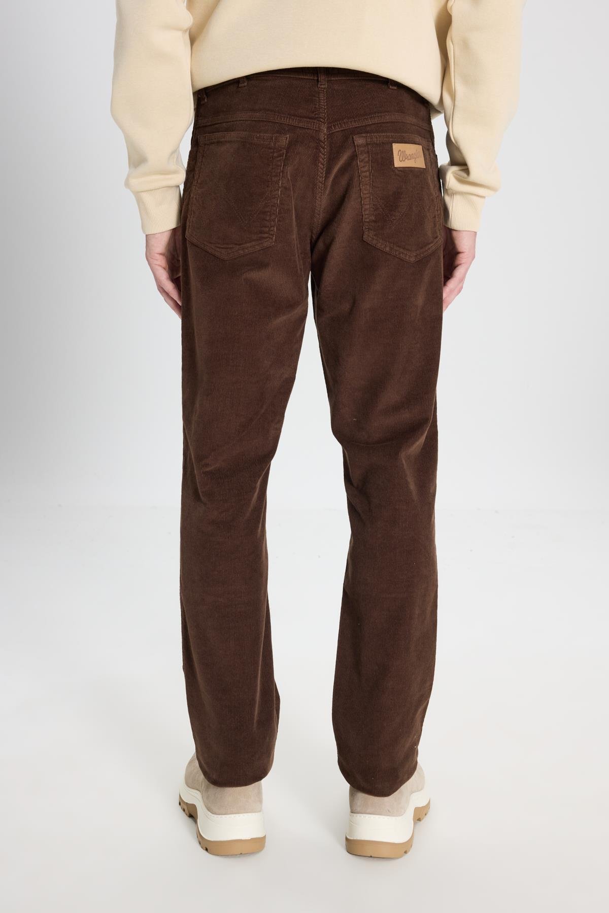 Texas Slim Kadife Pantolon Coffee Bean