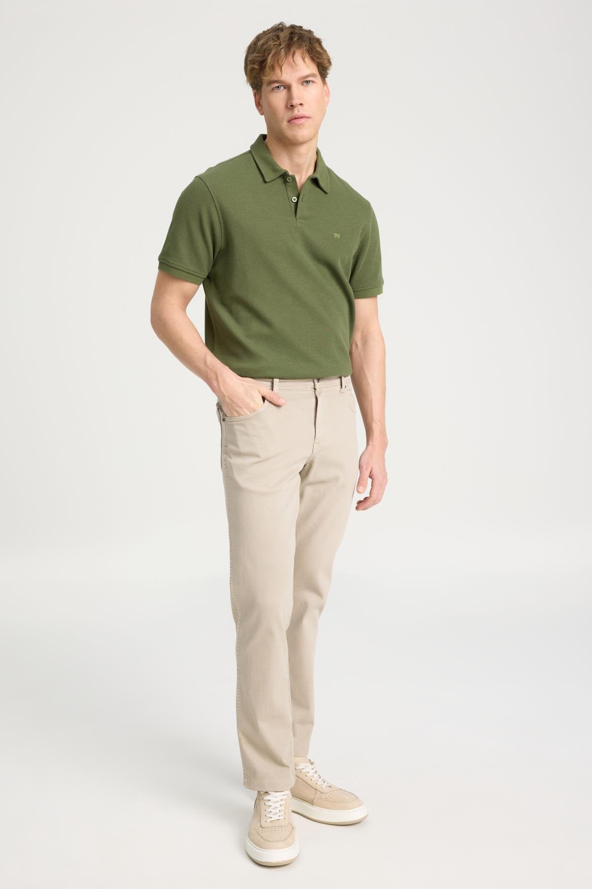 Texas Slim Pantolon Beige