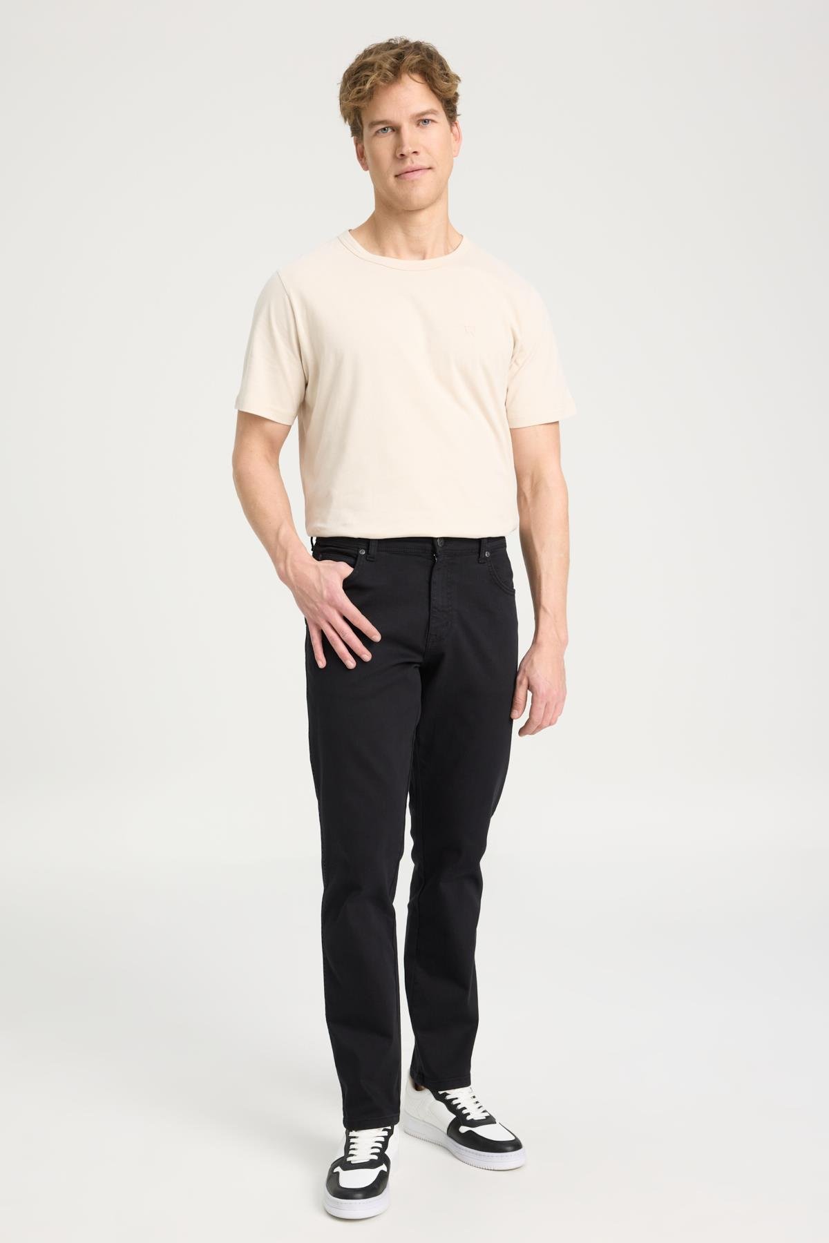 Texas Slim Pantolon Black