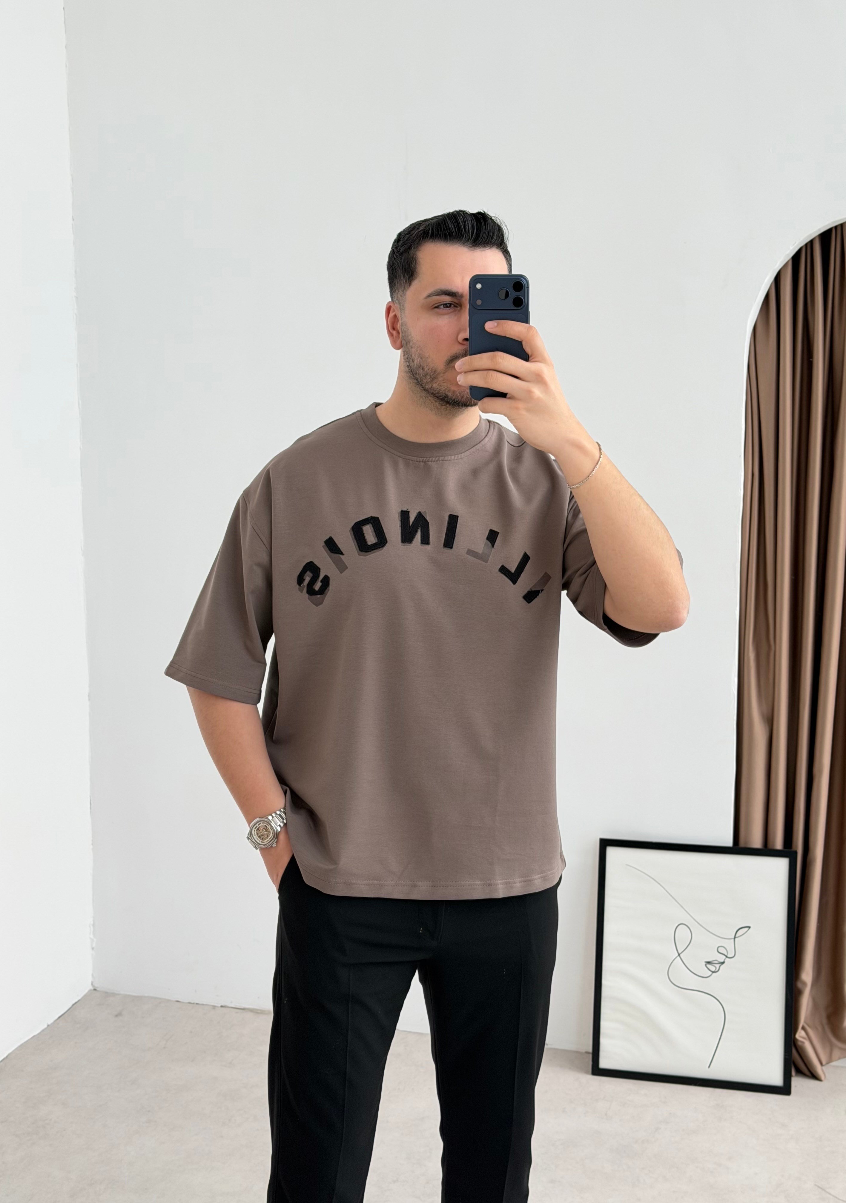44 Vizon Oversize Tişört