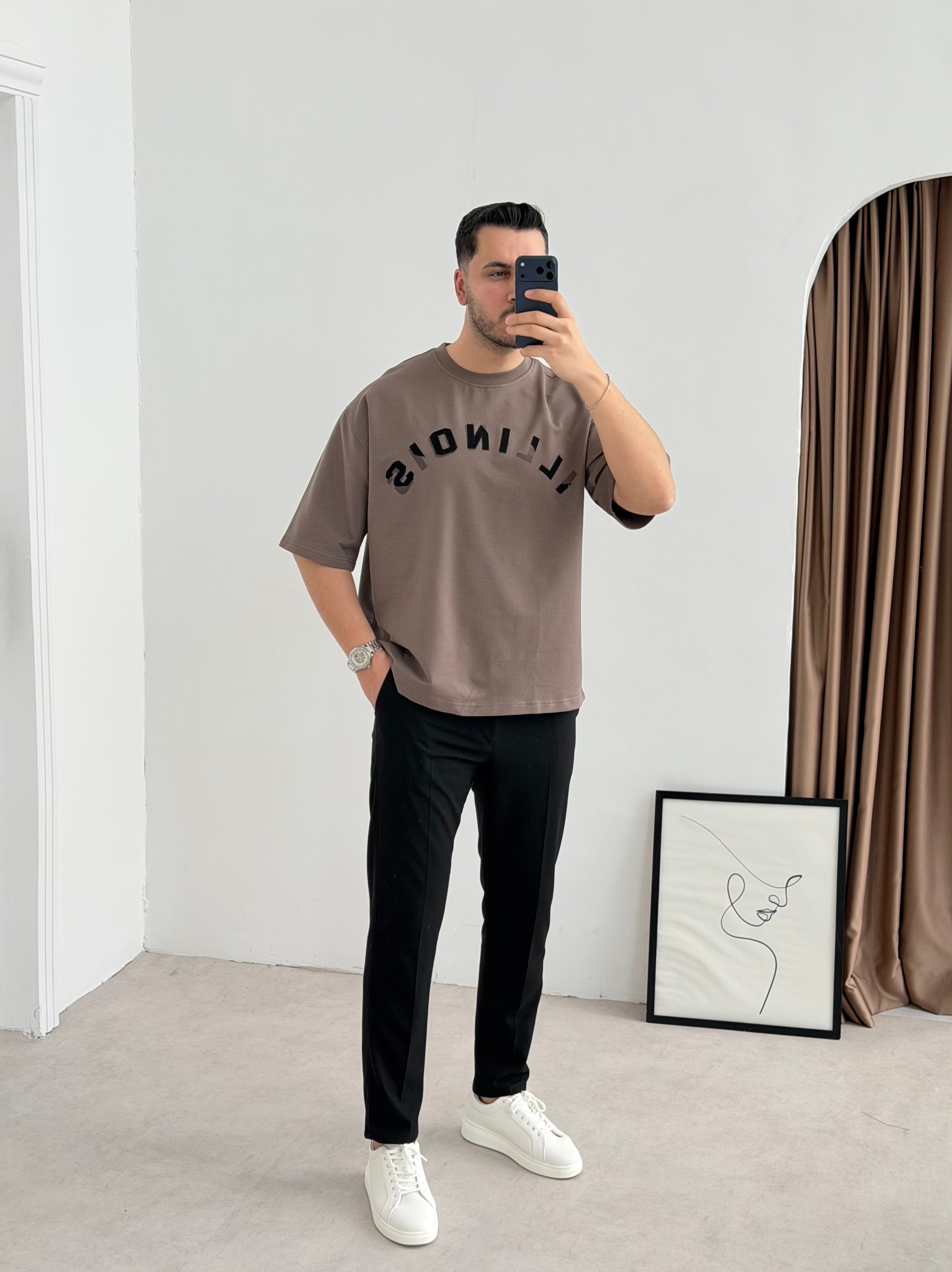 44 Vizon Oversize Tişört