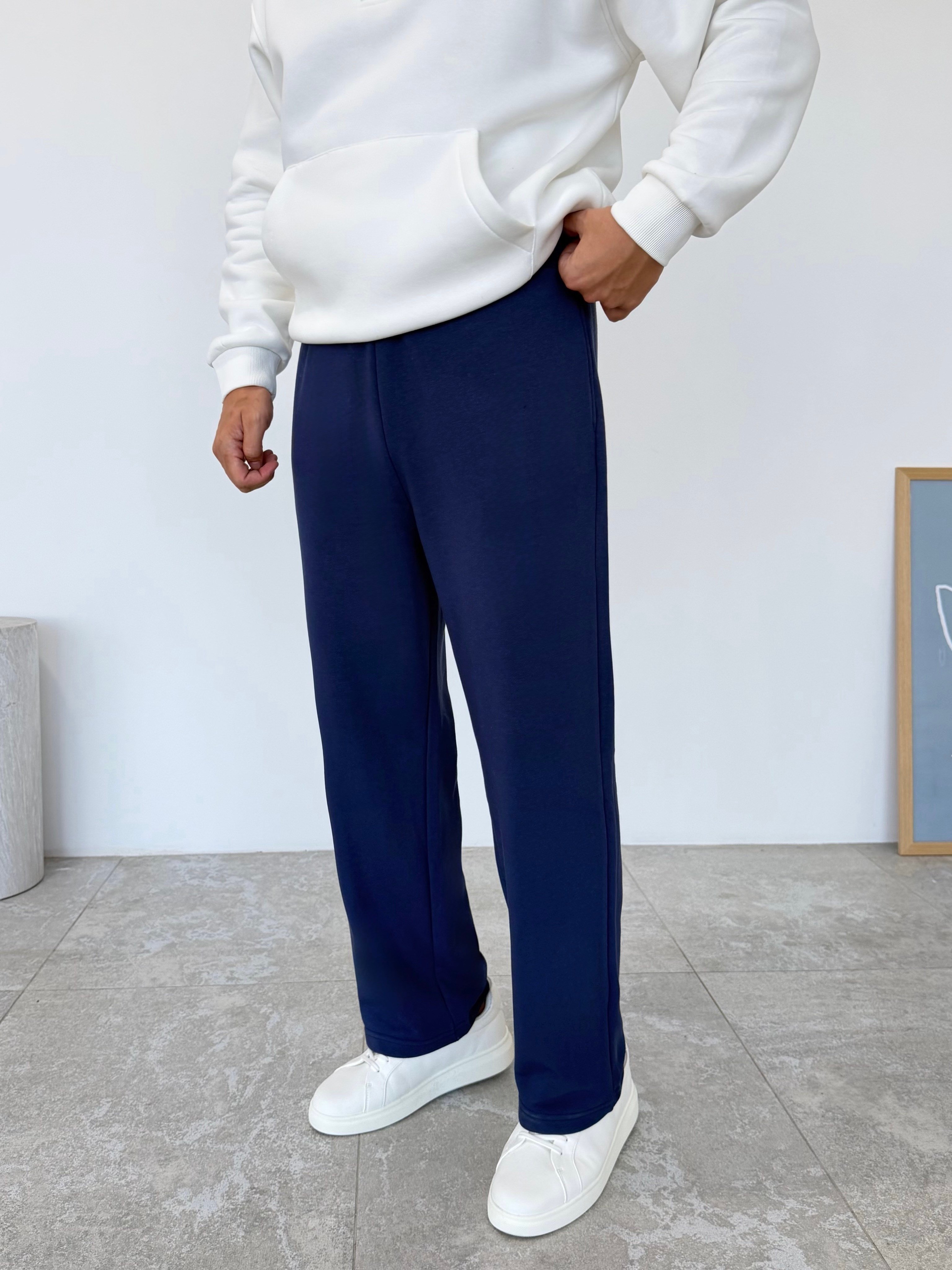Brick Lacivert Baggy Eşofman