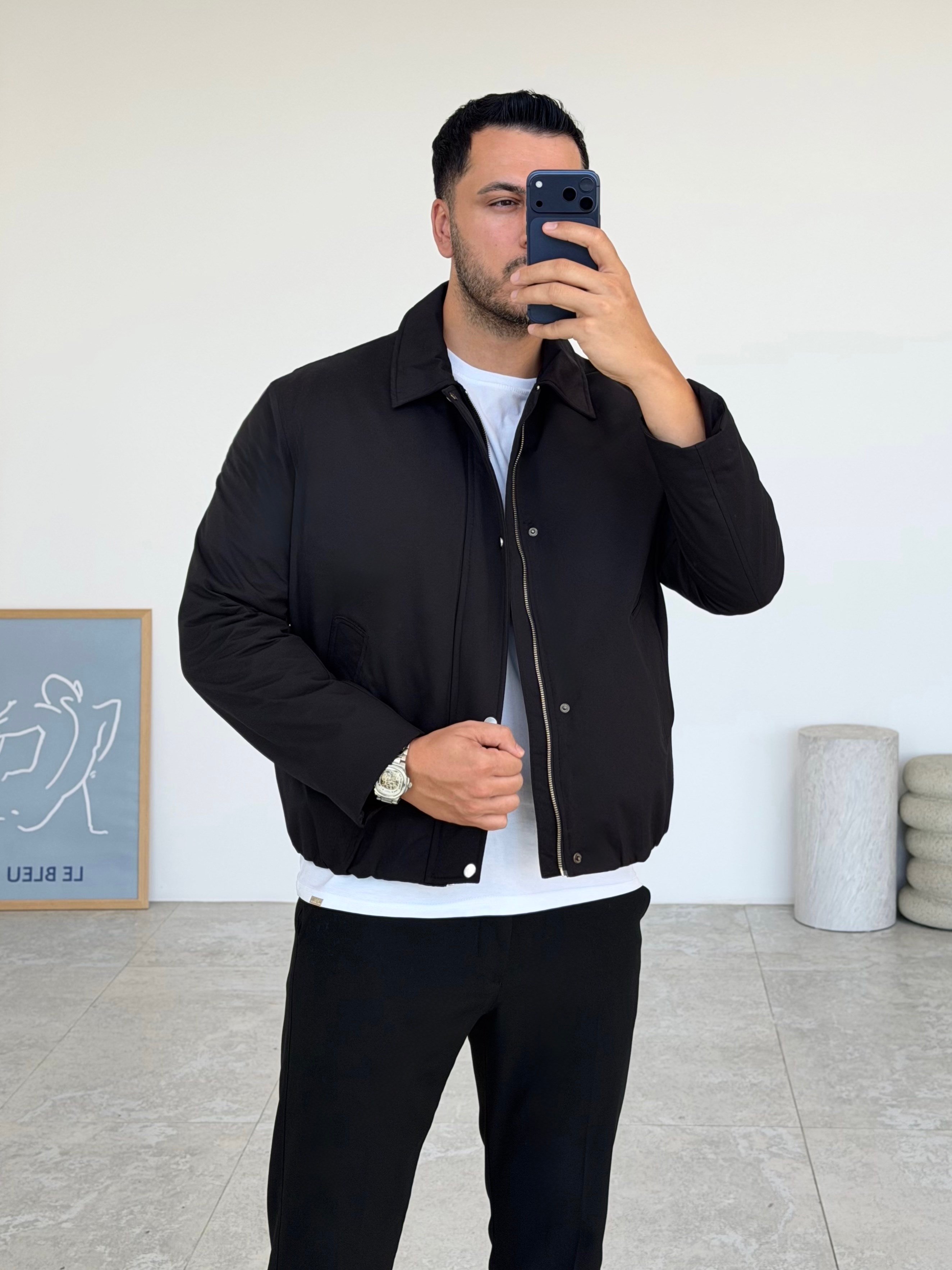 Broxin Siyah İçi kapitoneli ceket