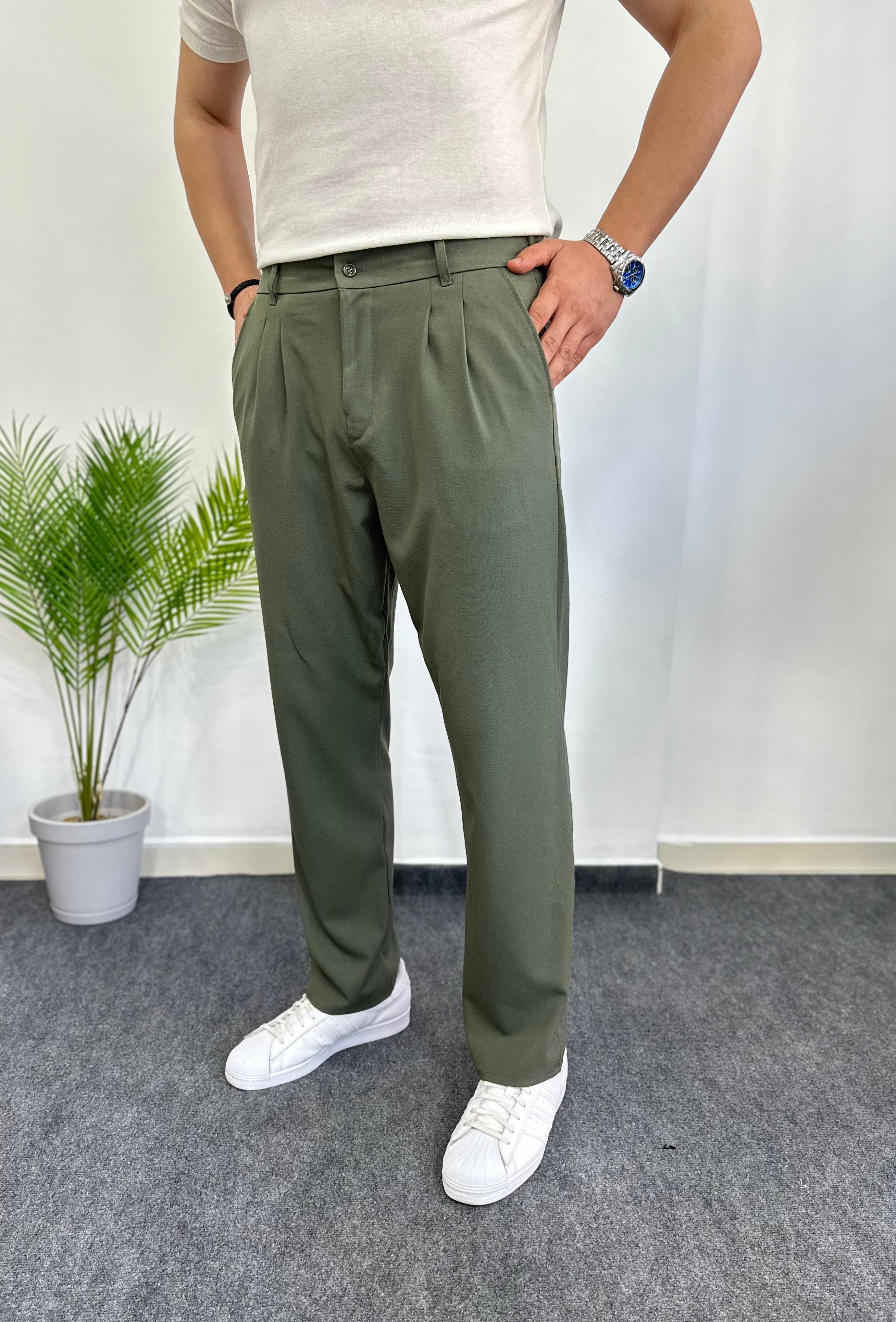 Çağla Baggy Kumaş Pantolon 
