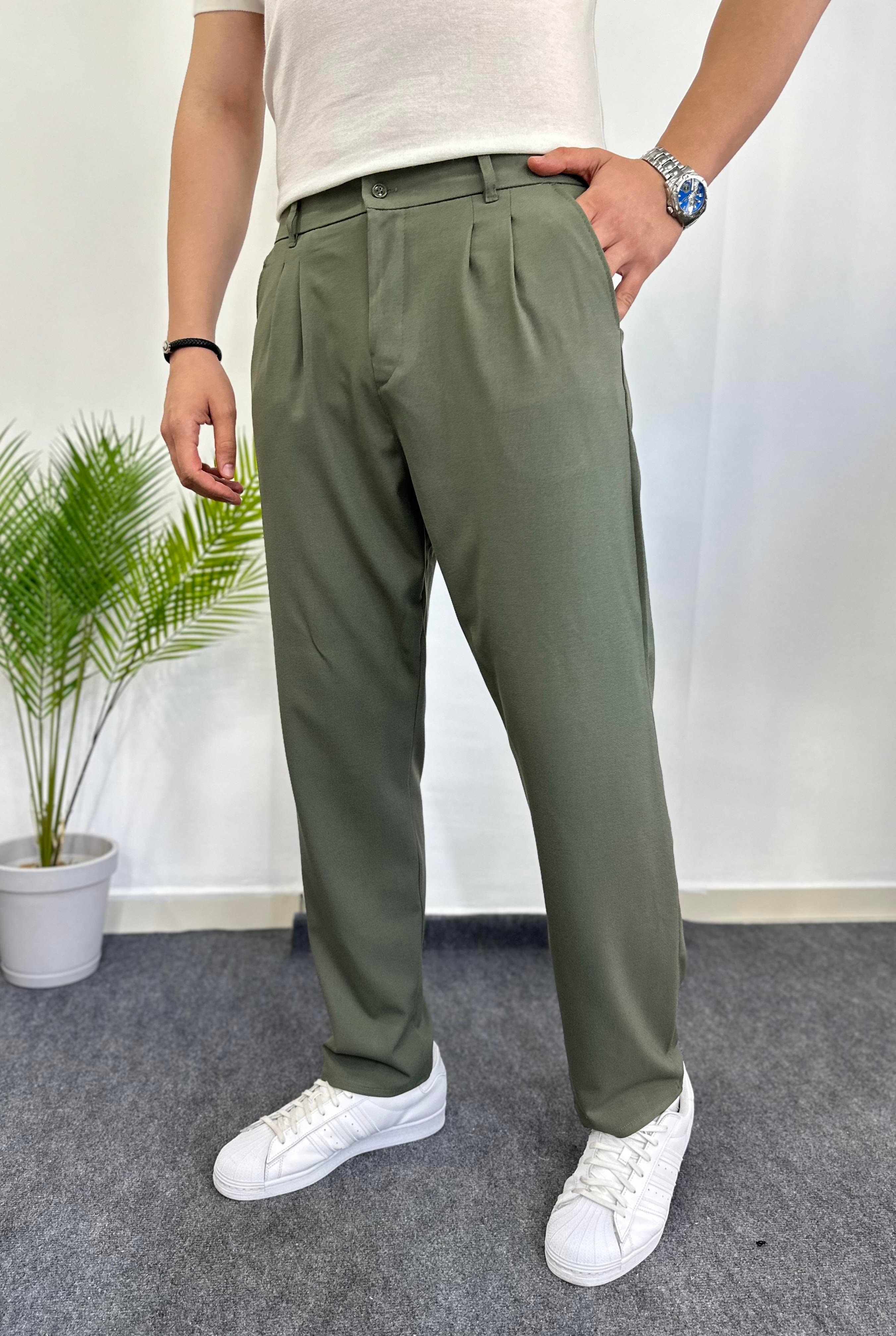 Çağla Baggy Kumaş Pantolon 