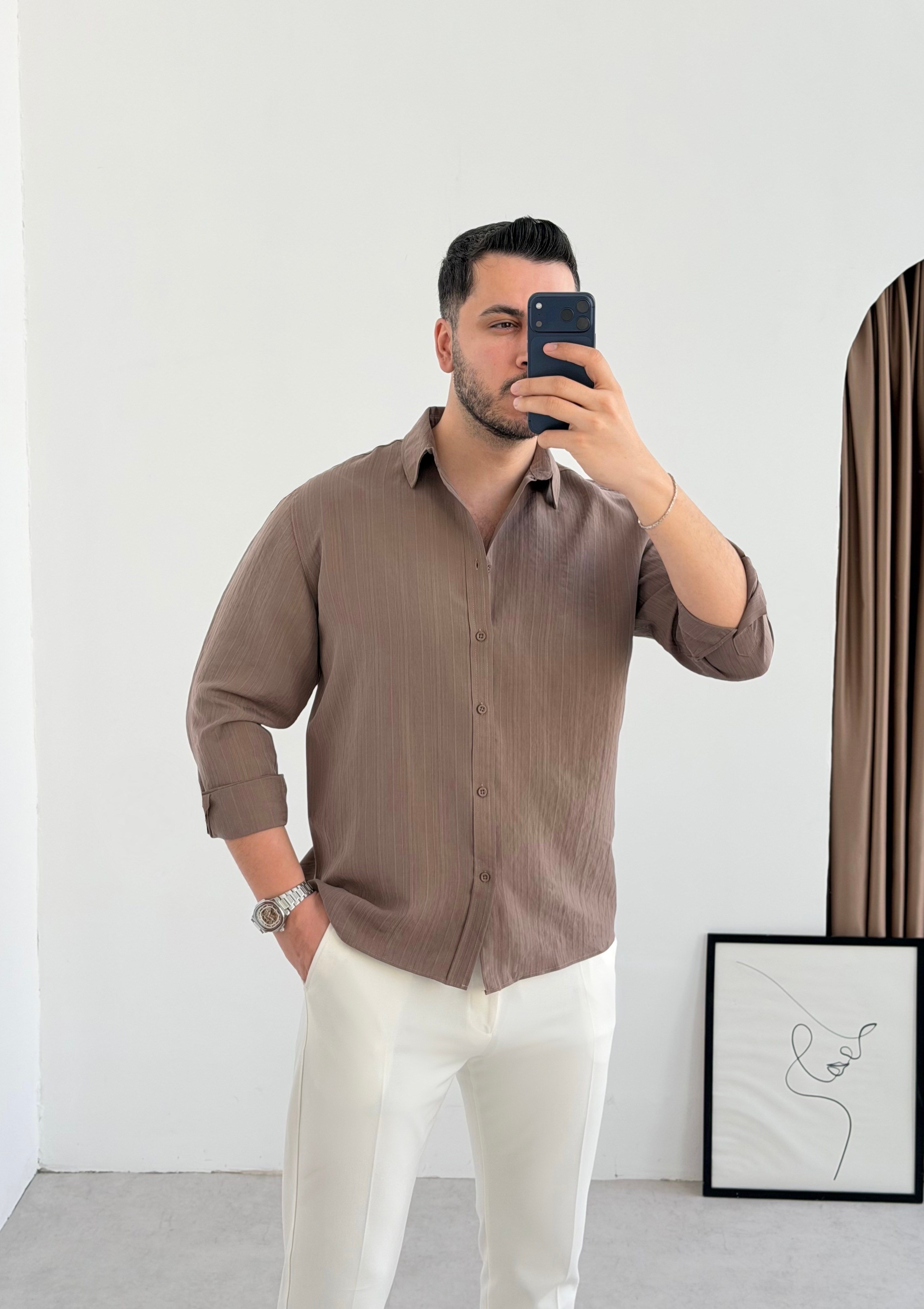 Eros Vizon Oversize Gömlek