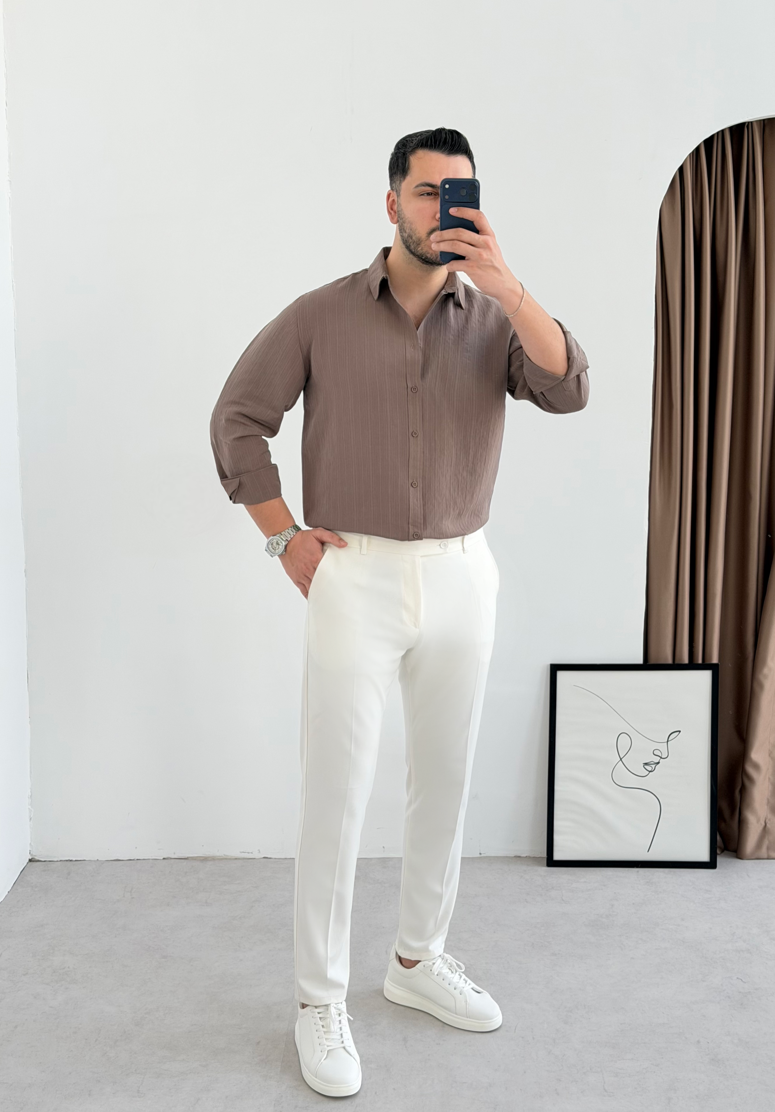 Eros Vizon Oversize Gömlek
