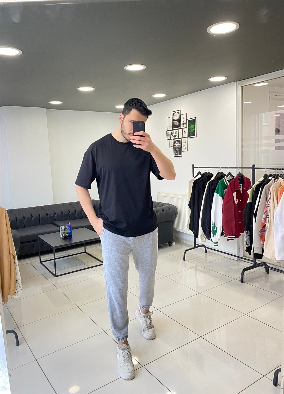 Gri Jogger Eşofman