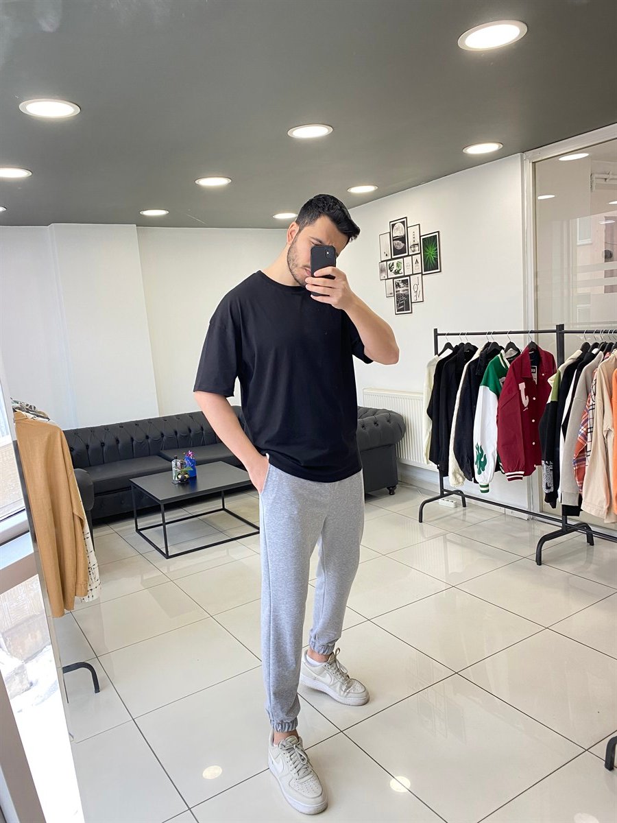 Gri Jogger Eşofman