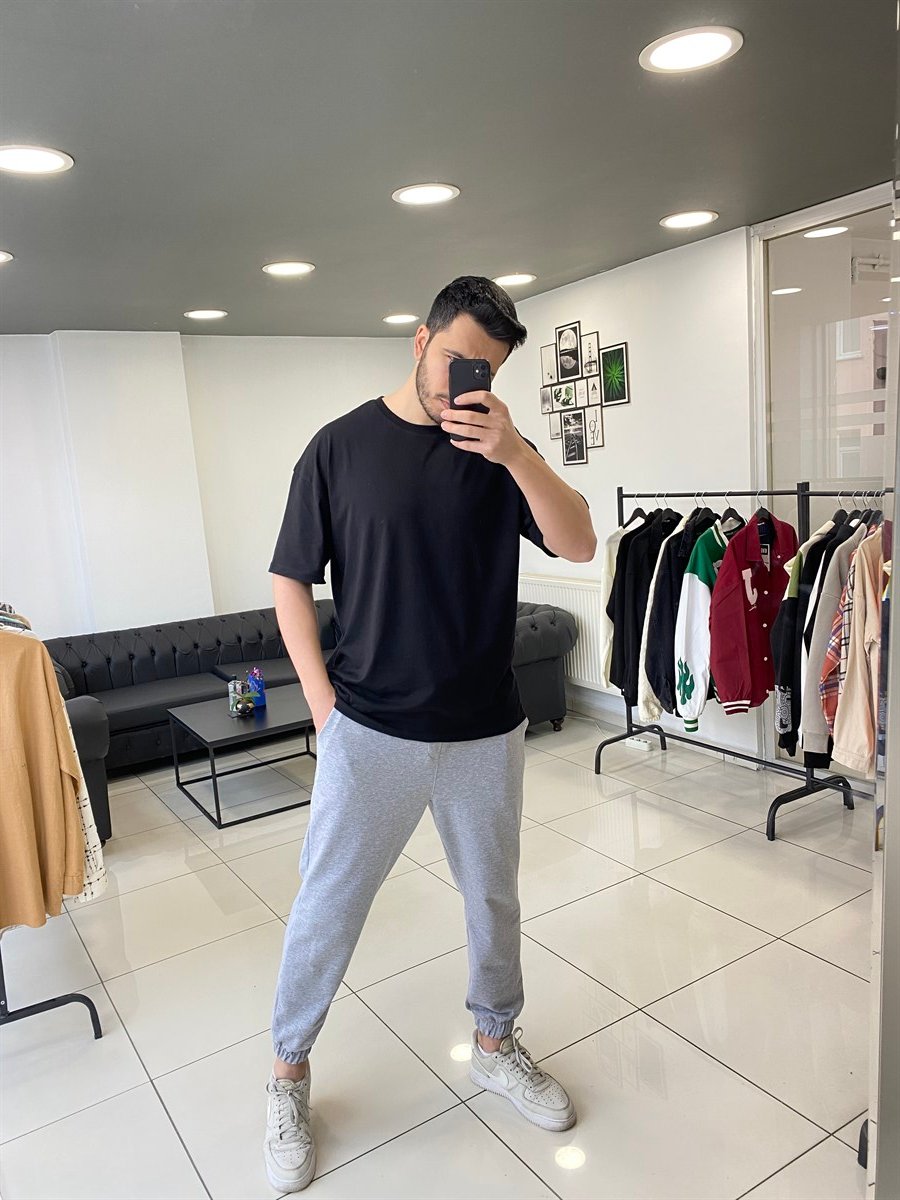 Gri Jogger Eşofman