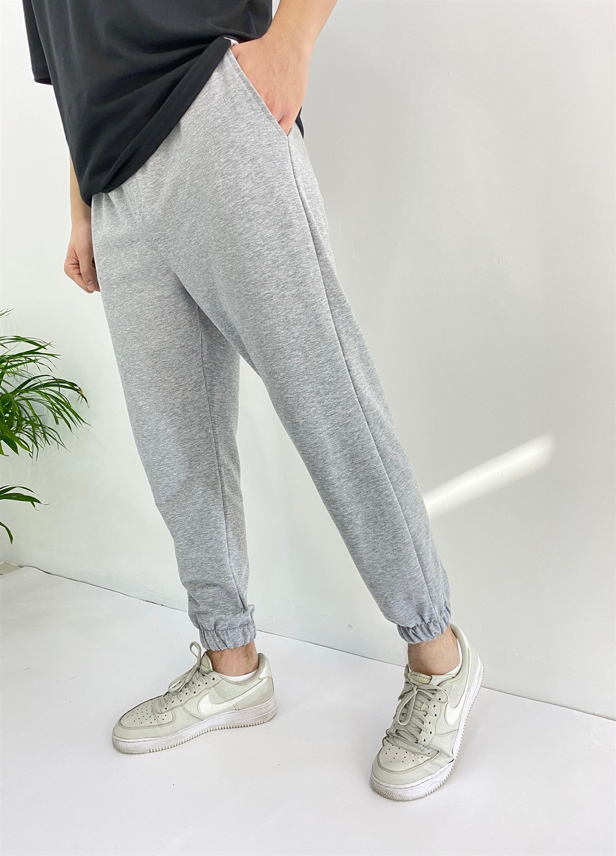 Gri Jogger Eşofman