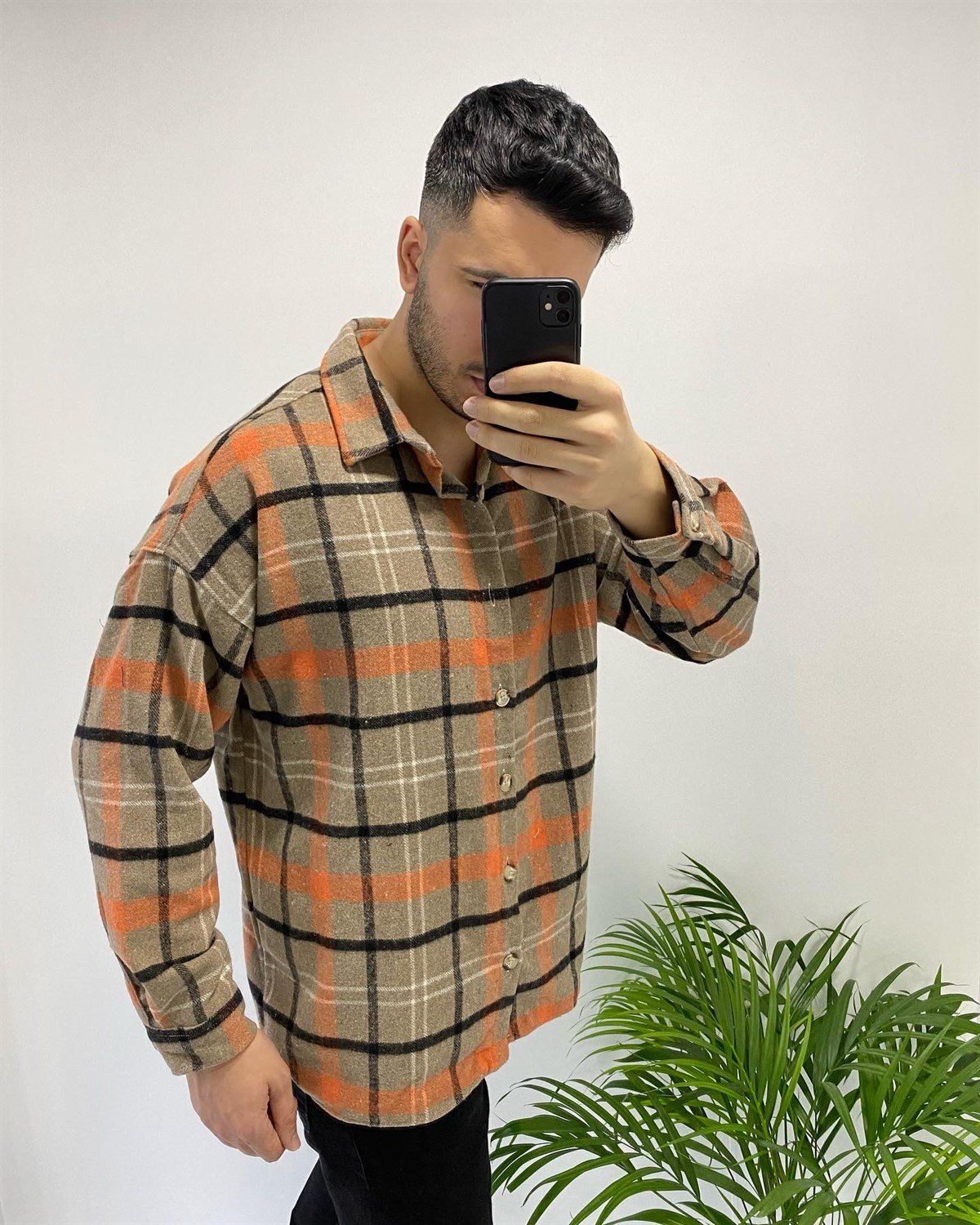 Oversize Oduncu Gömlek