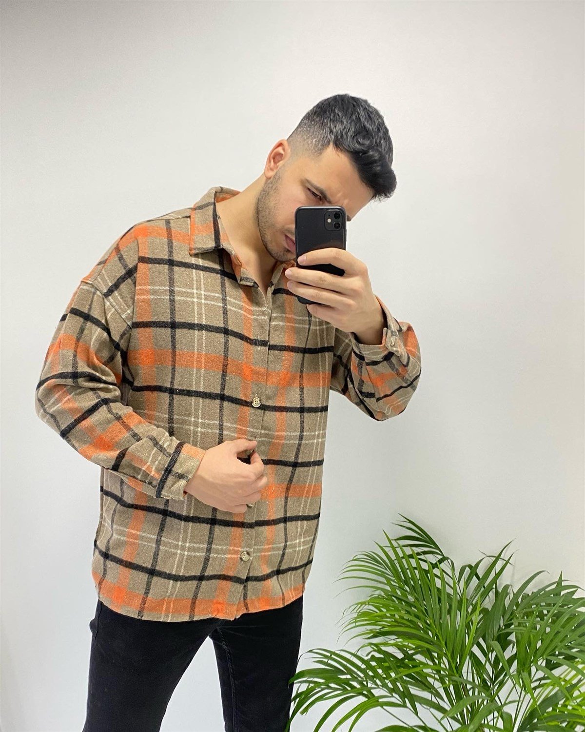 Oversize Oduncu Gömlek