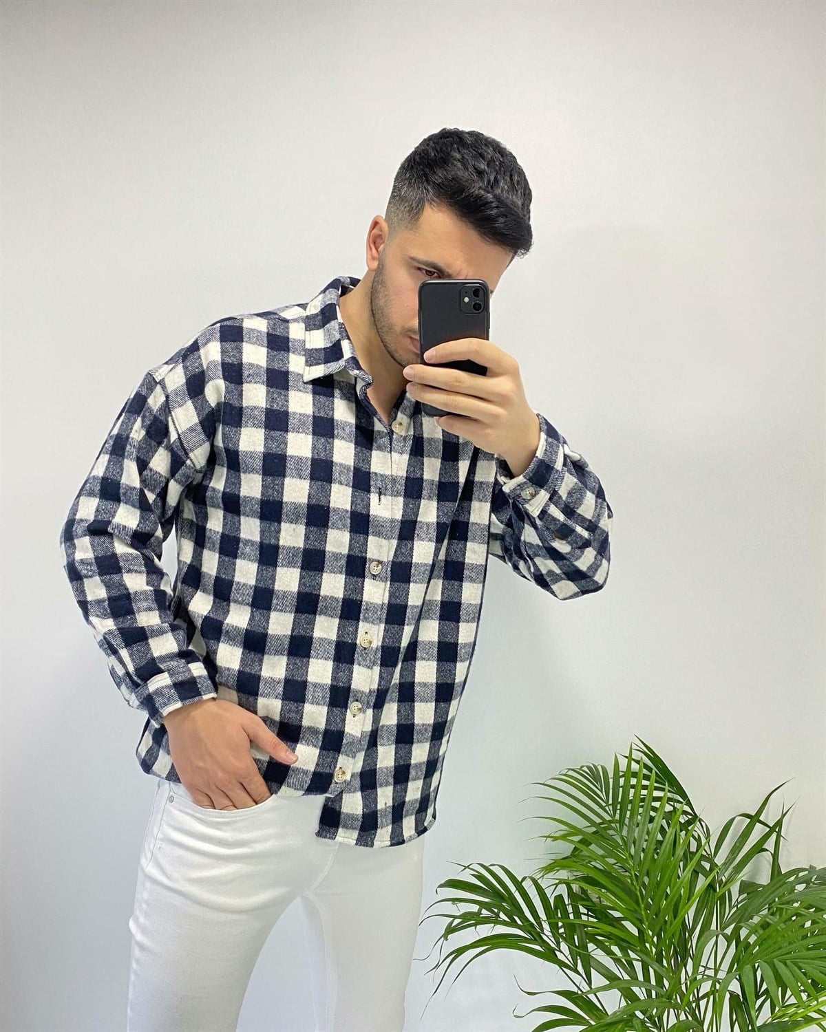 Oversize Oduncu Gömlek