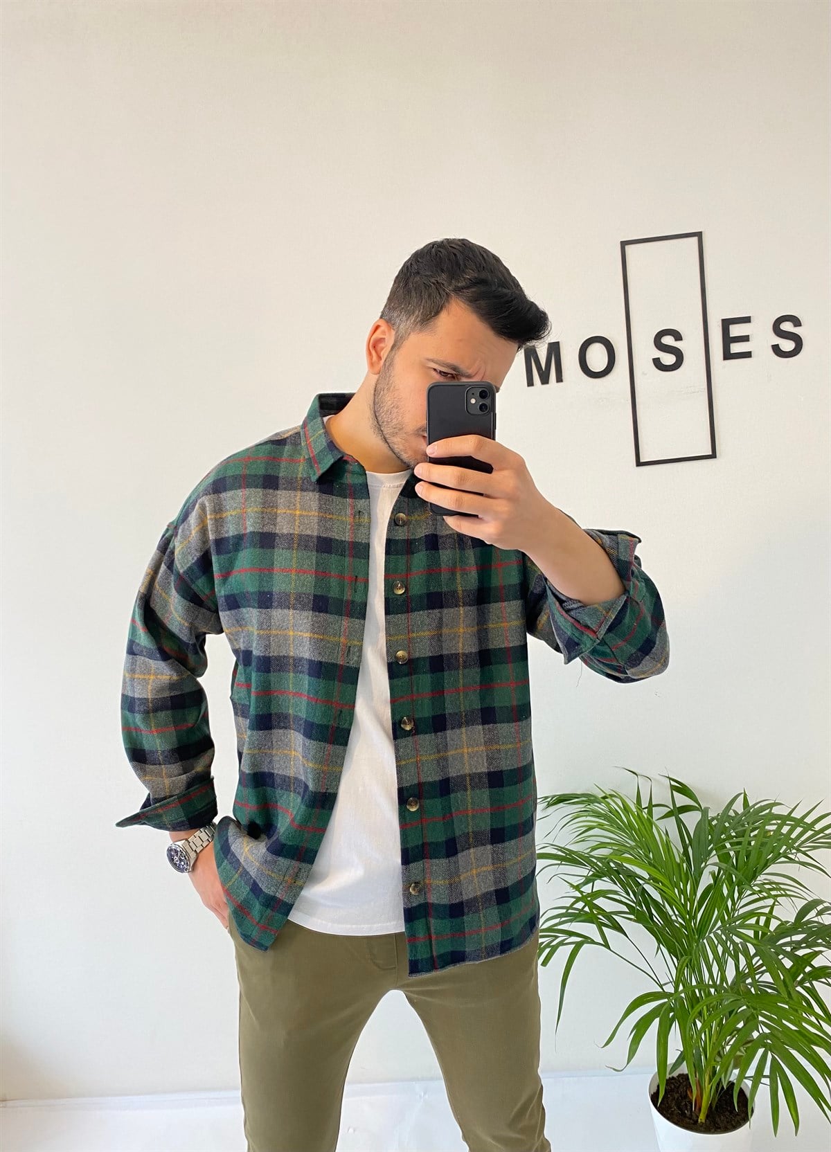 Oversize Oduncu Gömlek