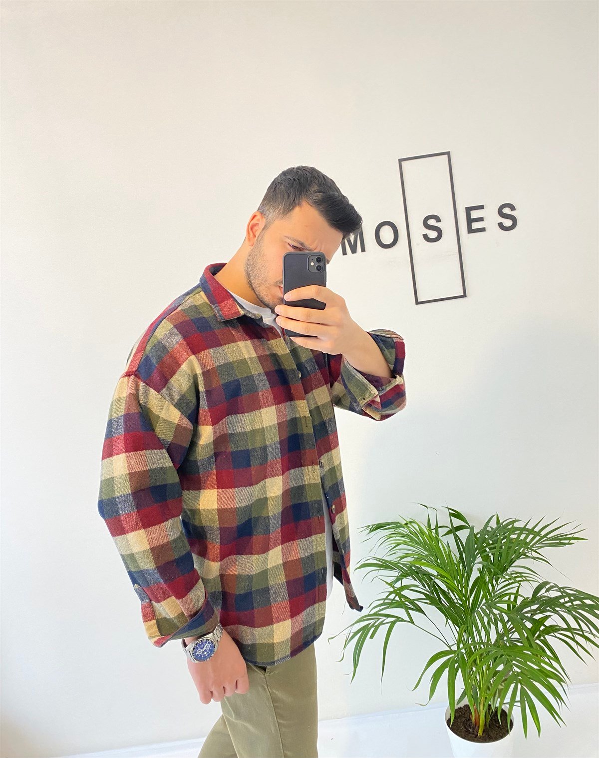 Oversize Oduncu Gömlek