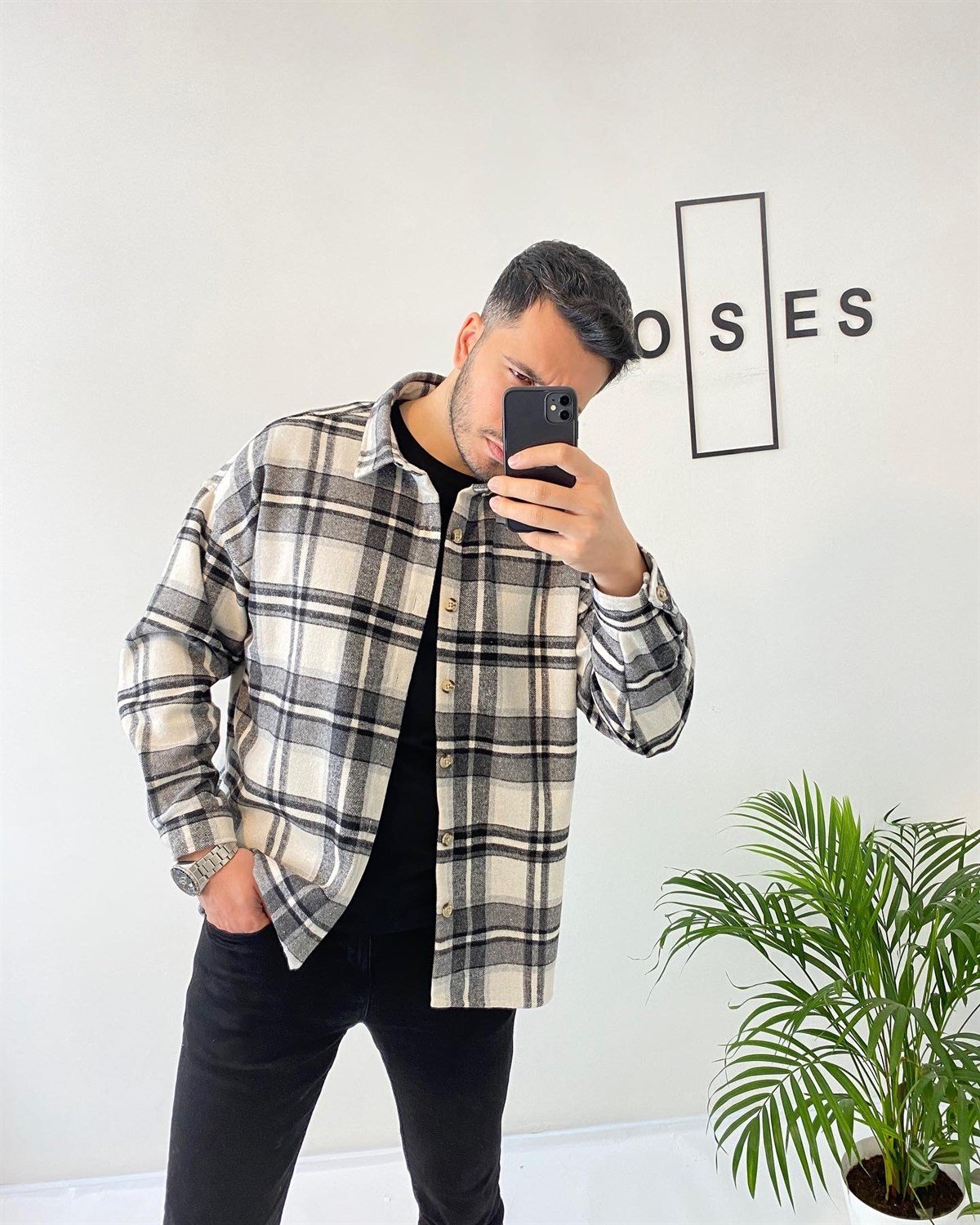 Oversize Oduncu Gömlek