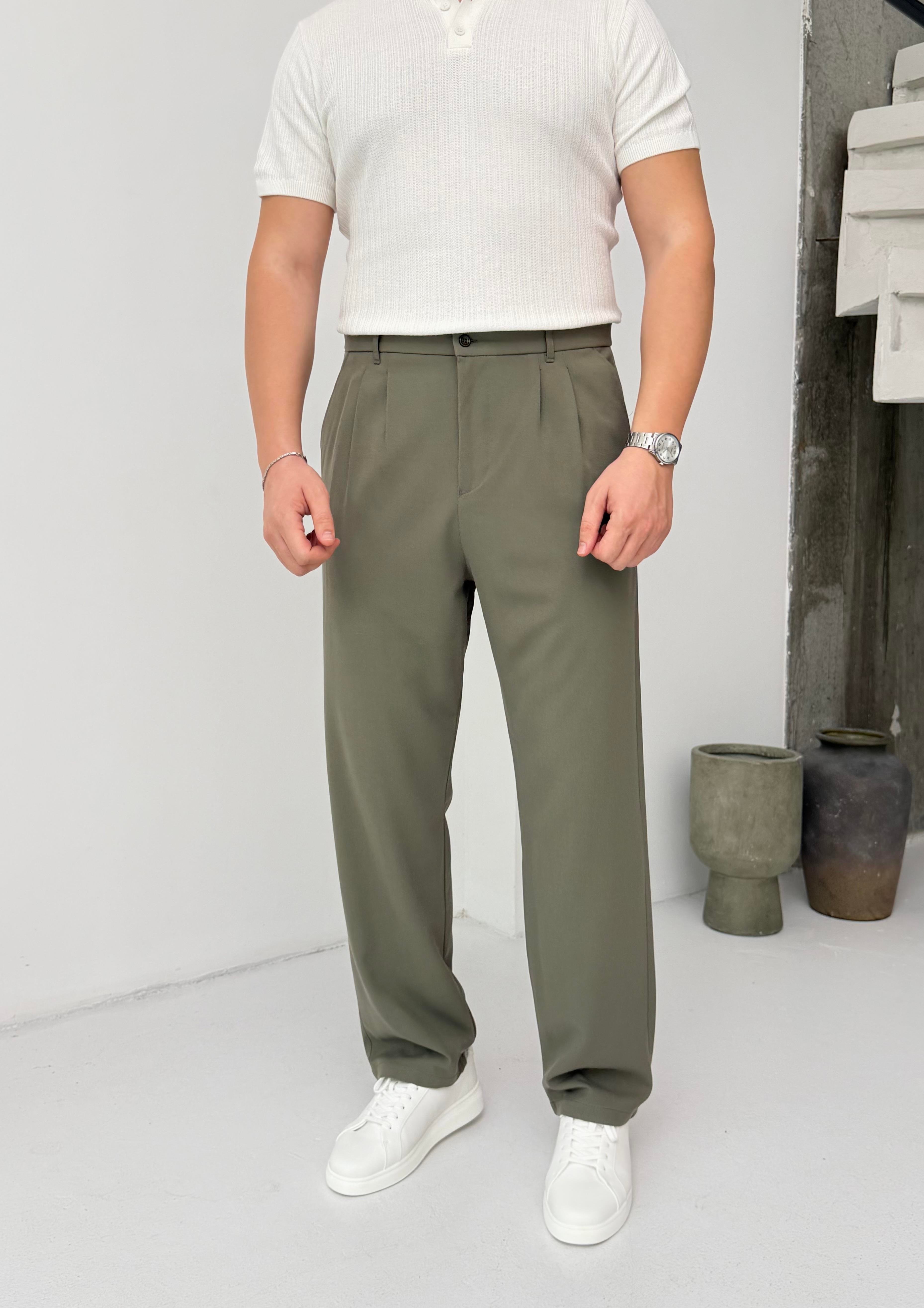 Pileli Çağla Baggy Pantolon