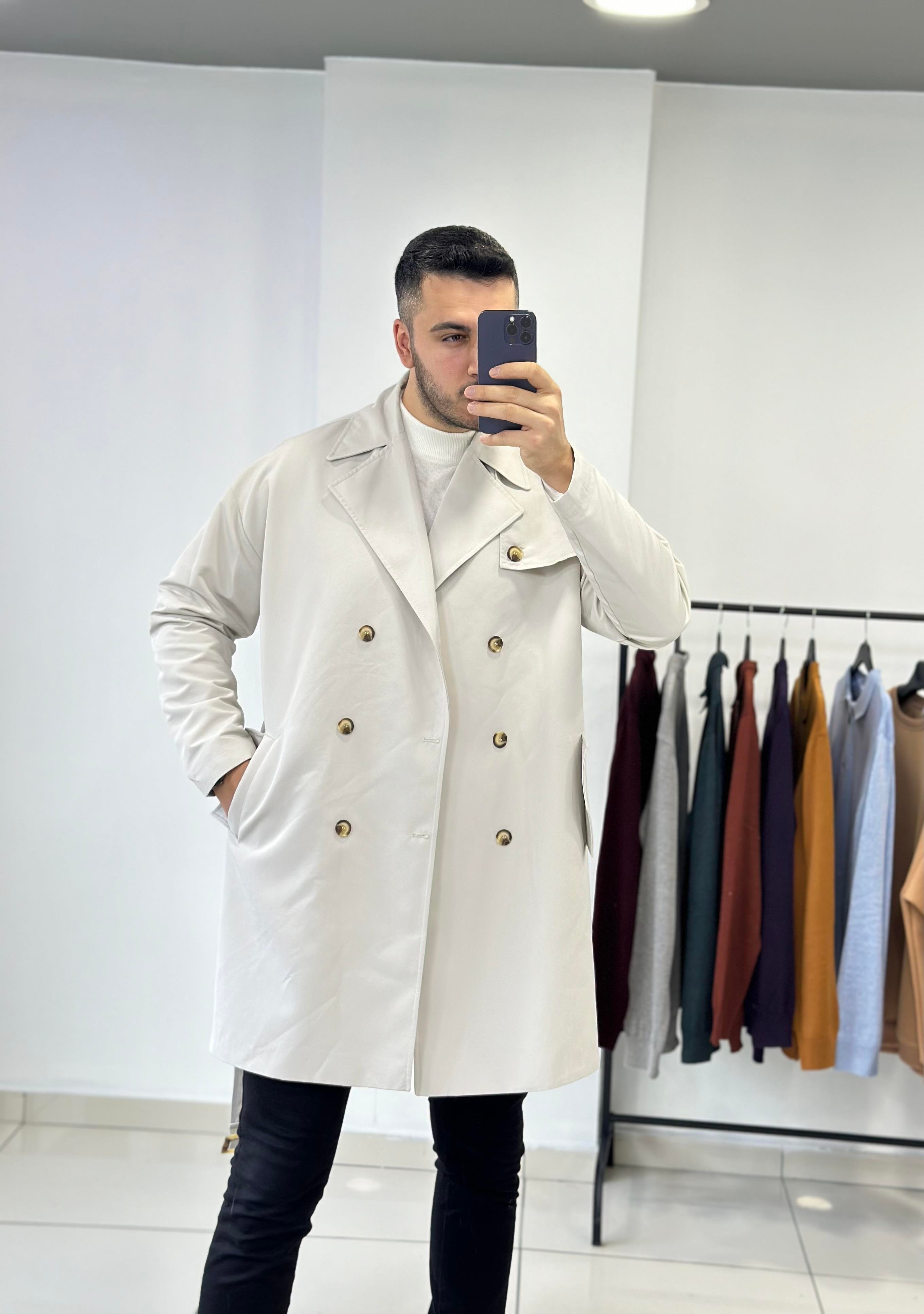 Premium Oversize Su Geçirmez Trençkot