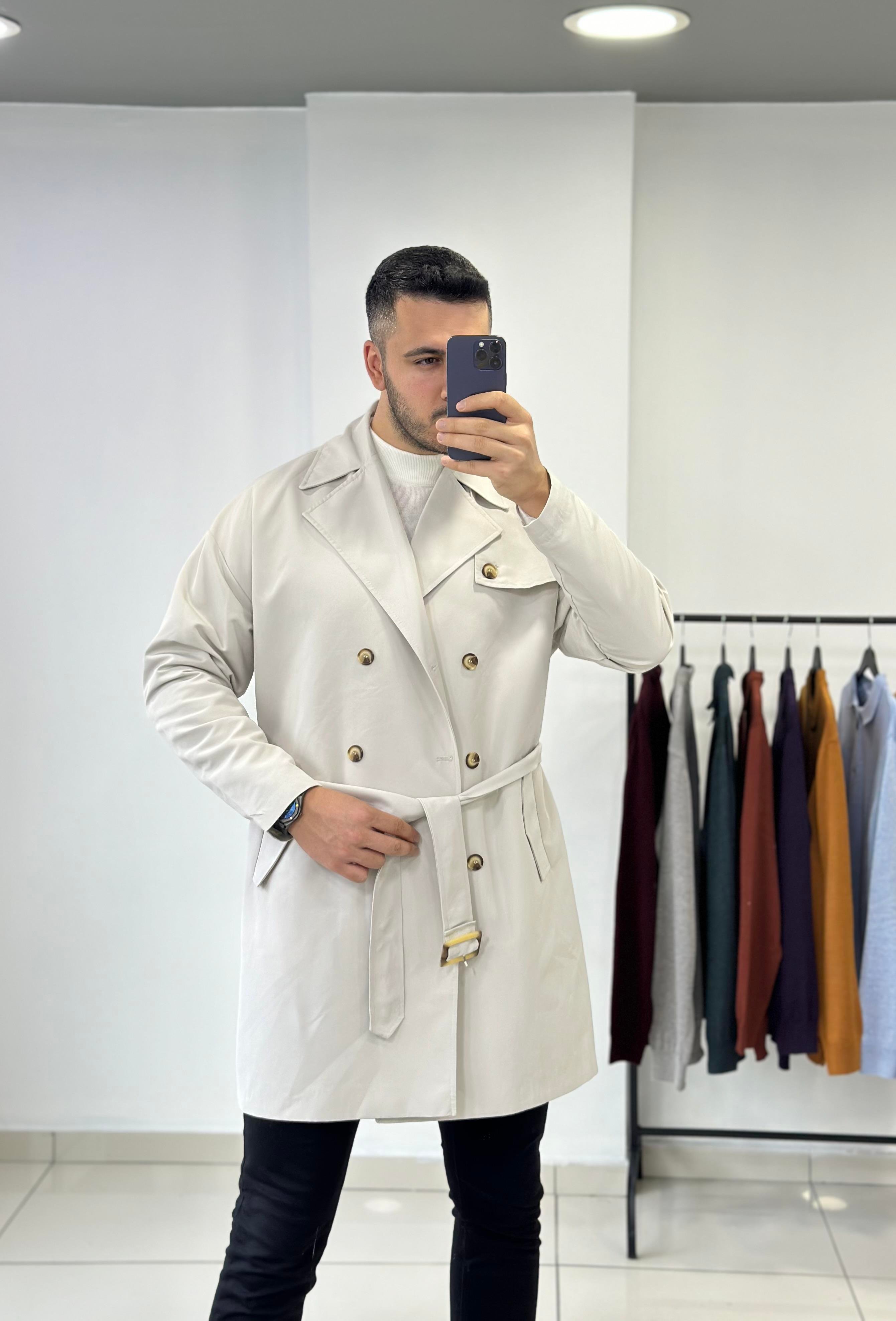 Premium Oversize Su Geçirmez Trençkot