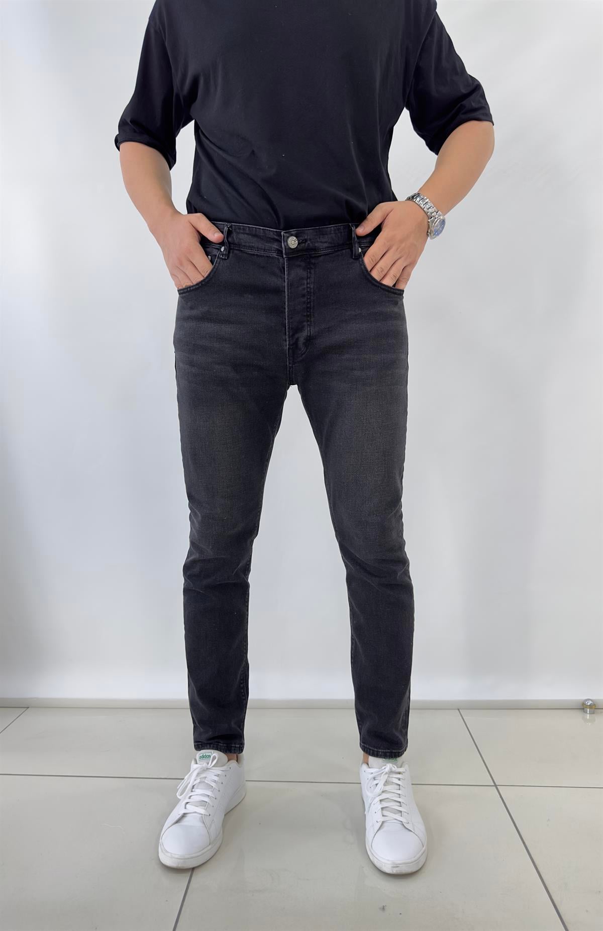 Premium Siyah Full Likralı Kot Pantolon 