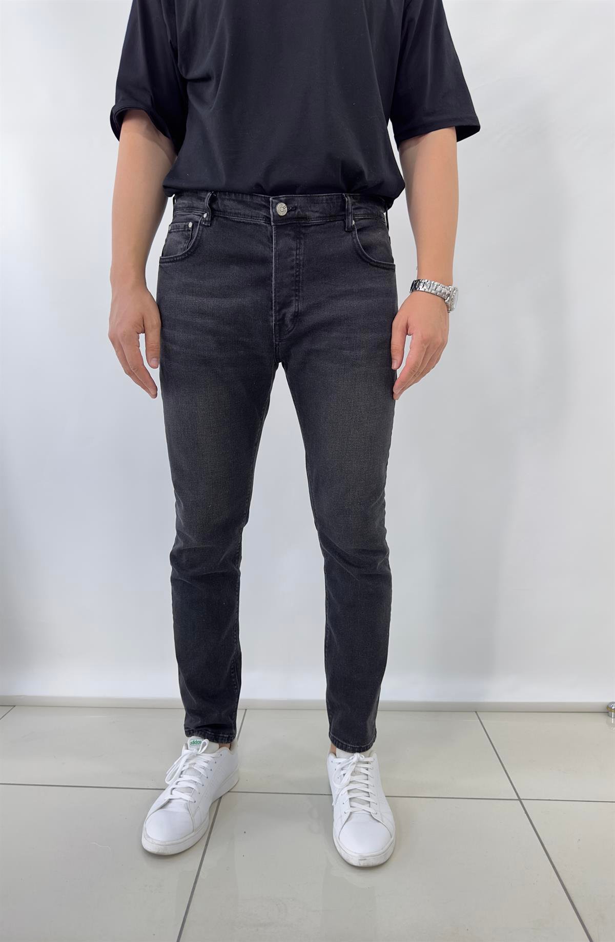 Premium Siyah Full Likralı Kot Pantolon 