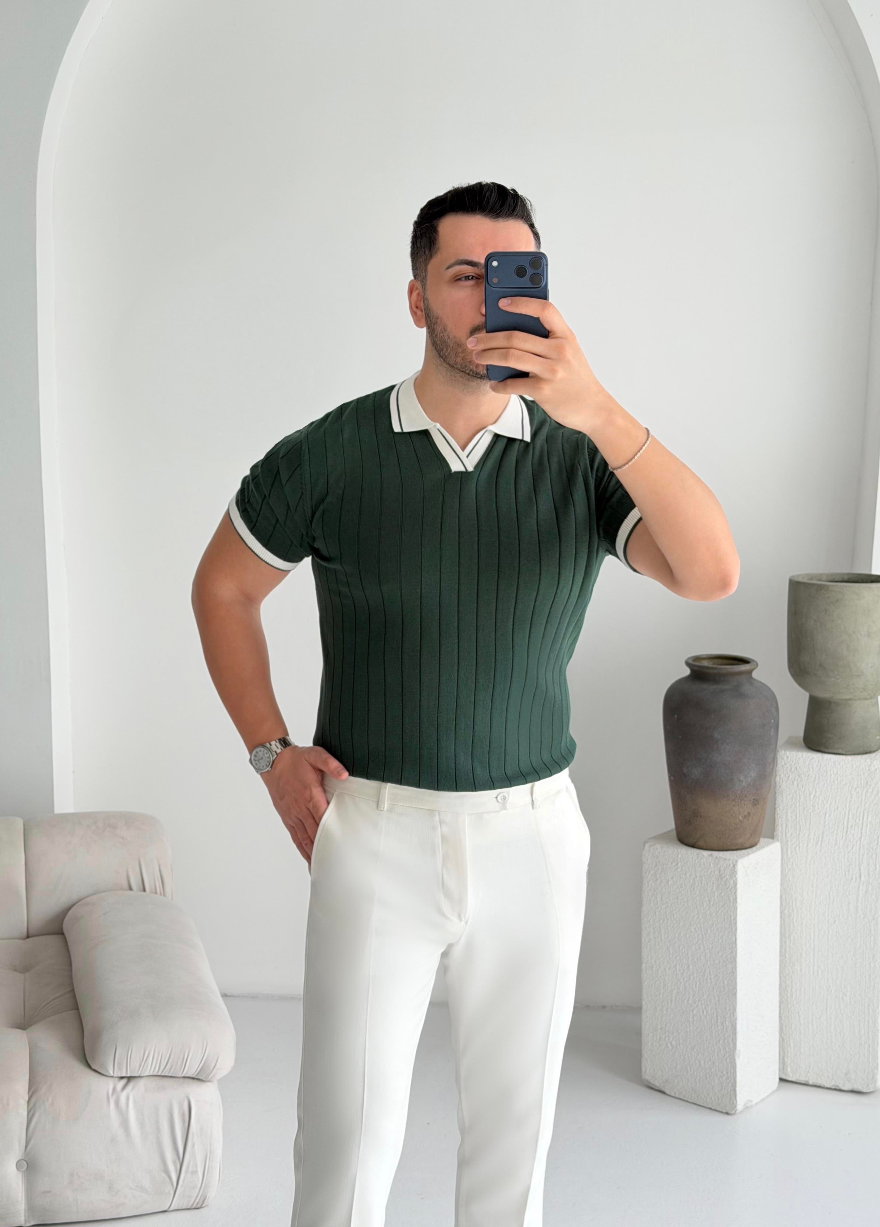 Riviera Zümrüt Dokulu Tişört