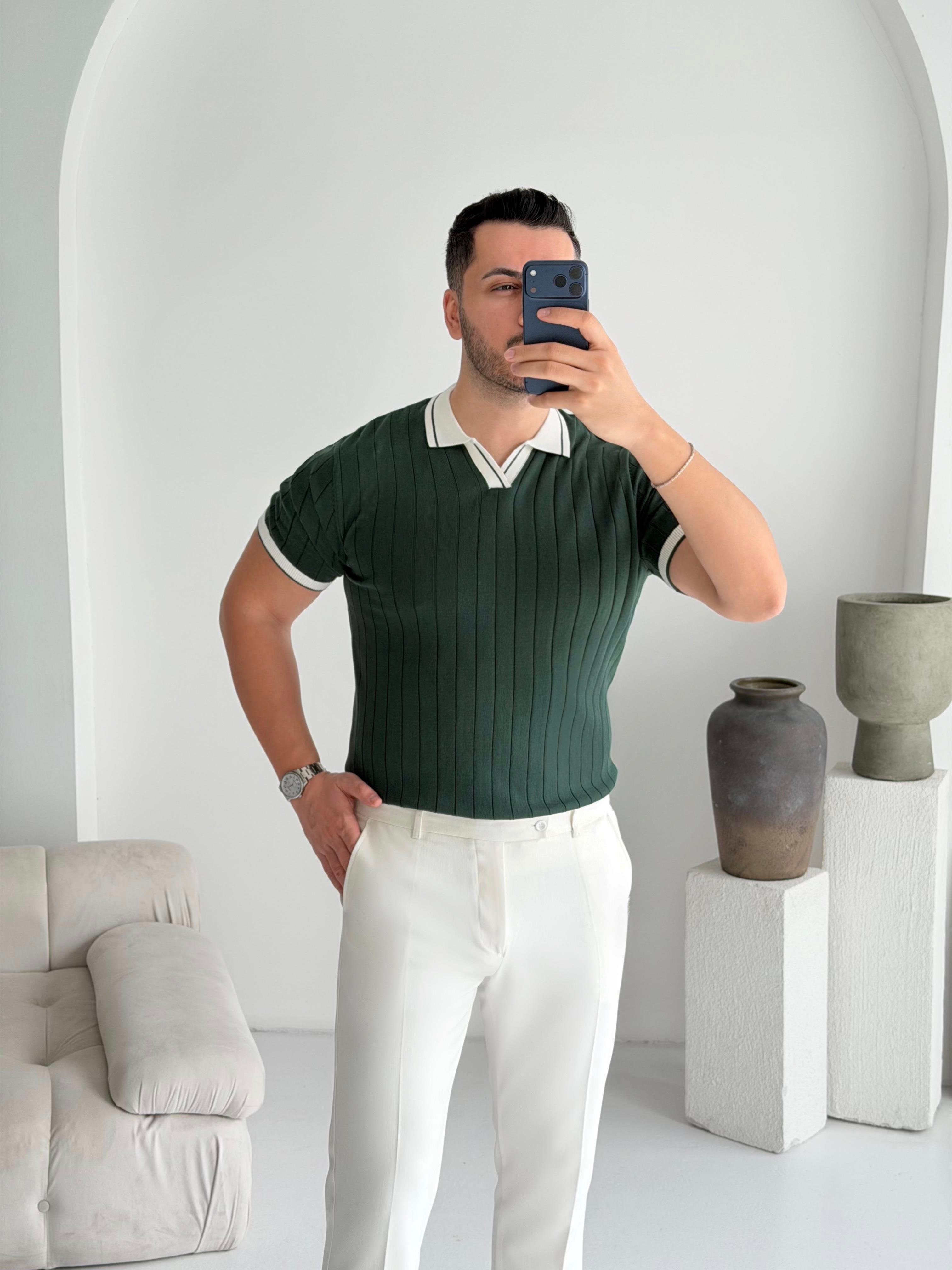 Riviera Zümrüt Dokulu Tişört