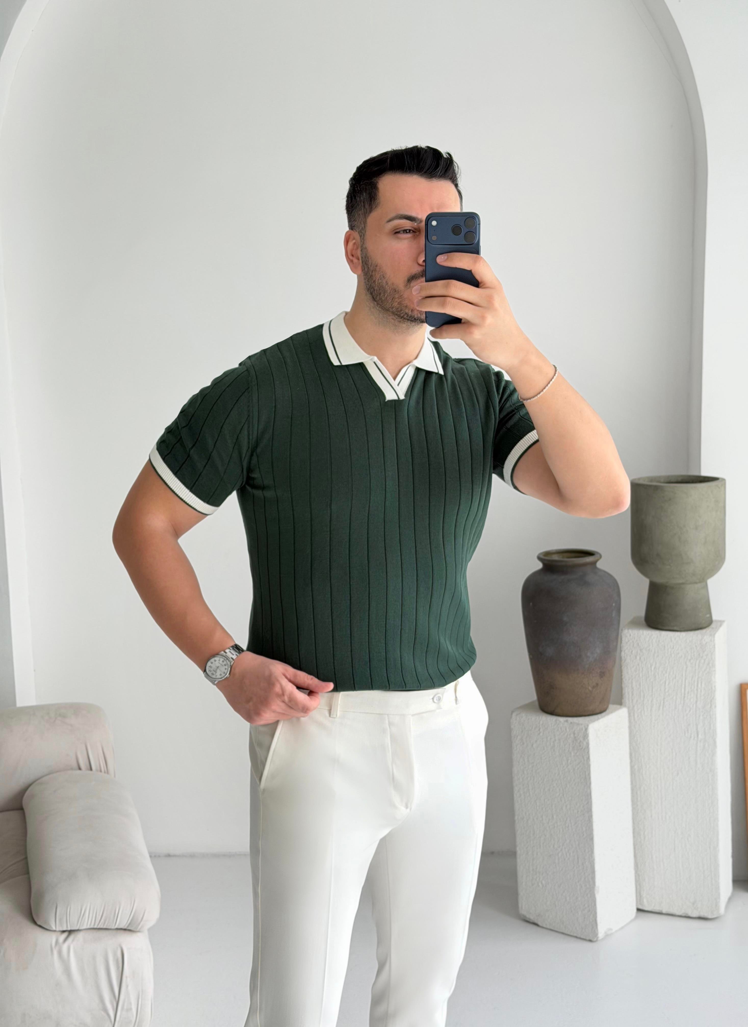 Riviera Zümrüt Dokulu Tişört