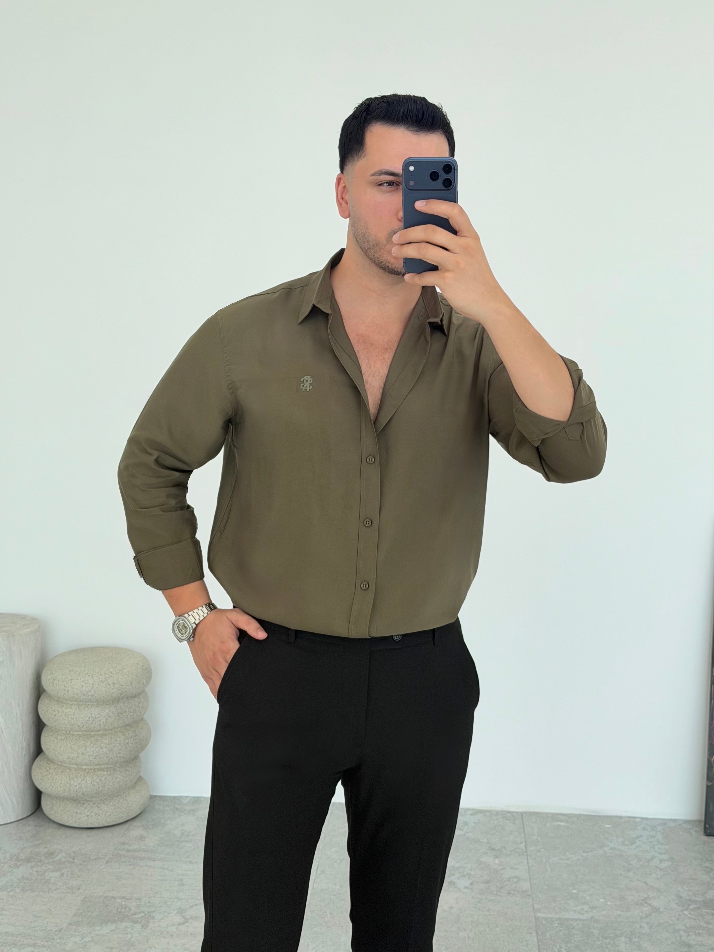 Rs Tensel Haki Gömlek 