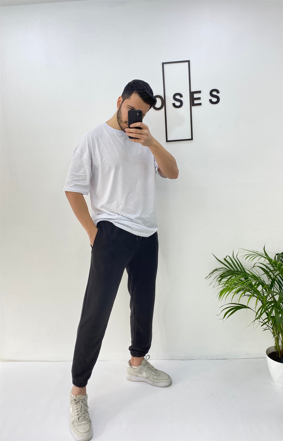 Siyah Jogger Eşofman