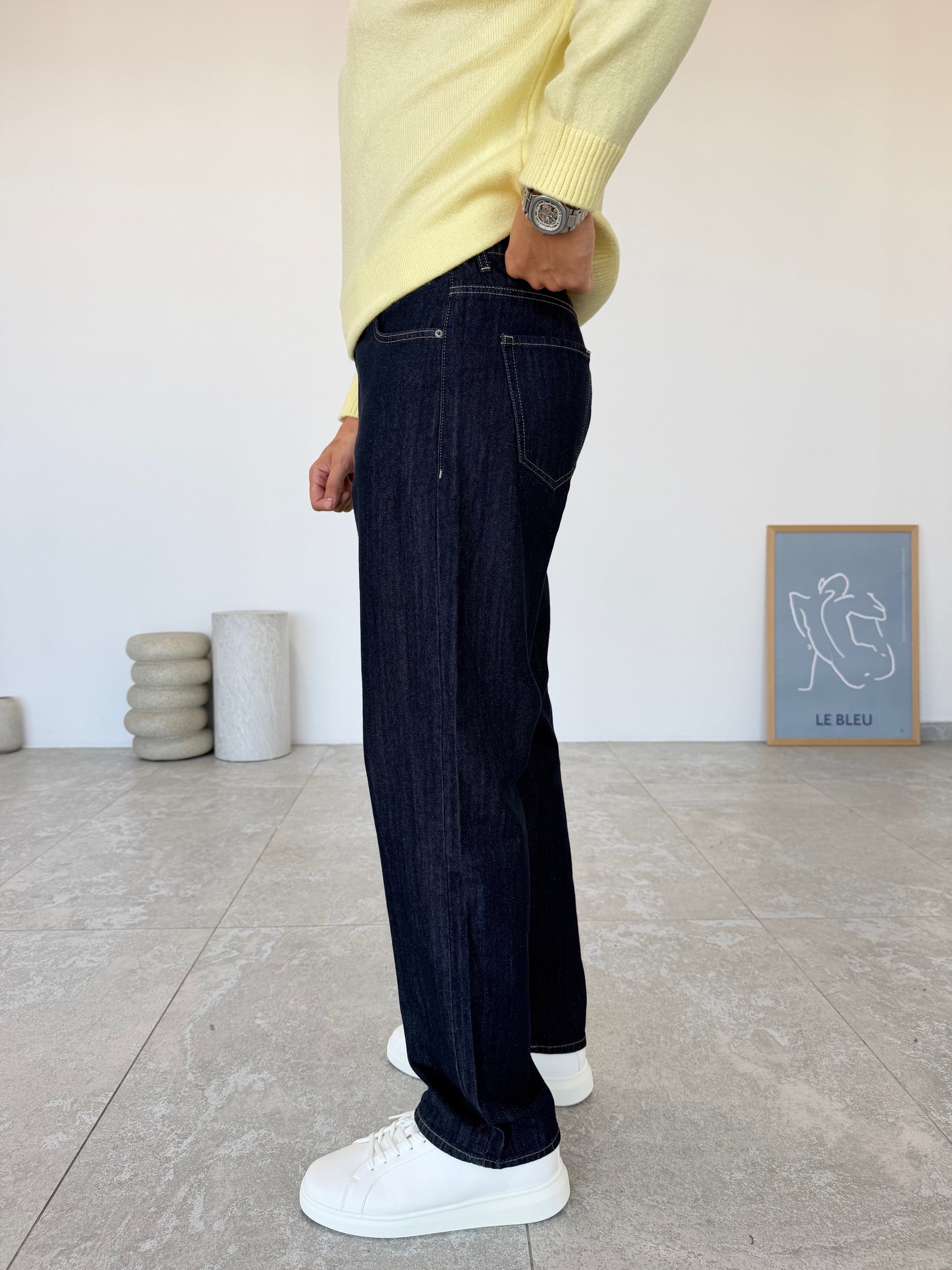 Torgex Lacivert Baggy Kot Pantolon 