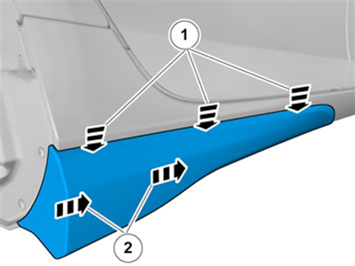  V40 2013 - MARŞBİYEL KAPLAMASI SAĞ CROSS COUNTRY
